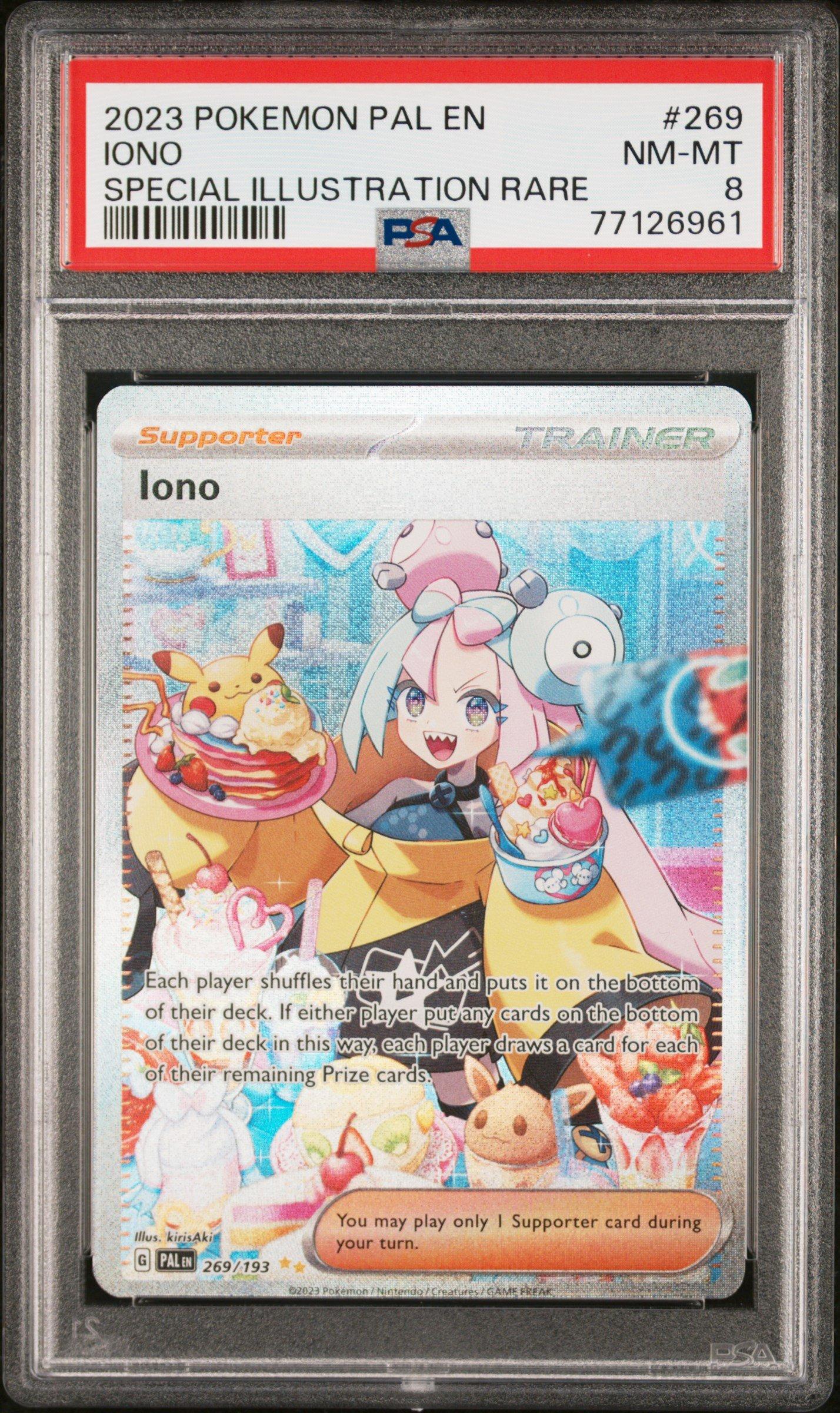 2023 Pokemon Pal En-paldea Evolved 269 Iono Special Illustration Rare PSA
