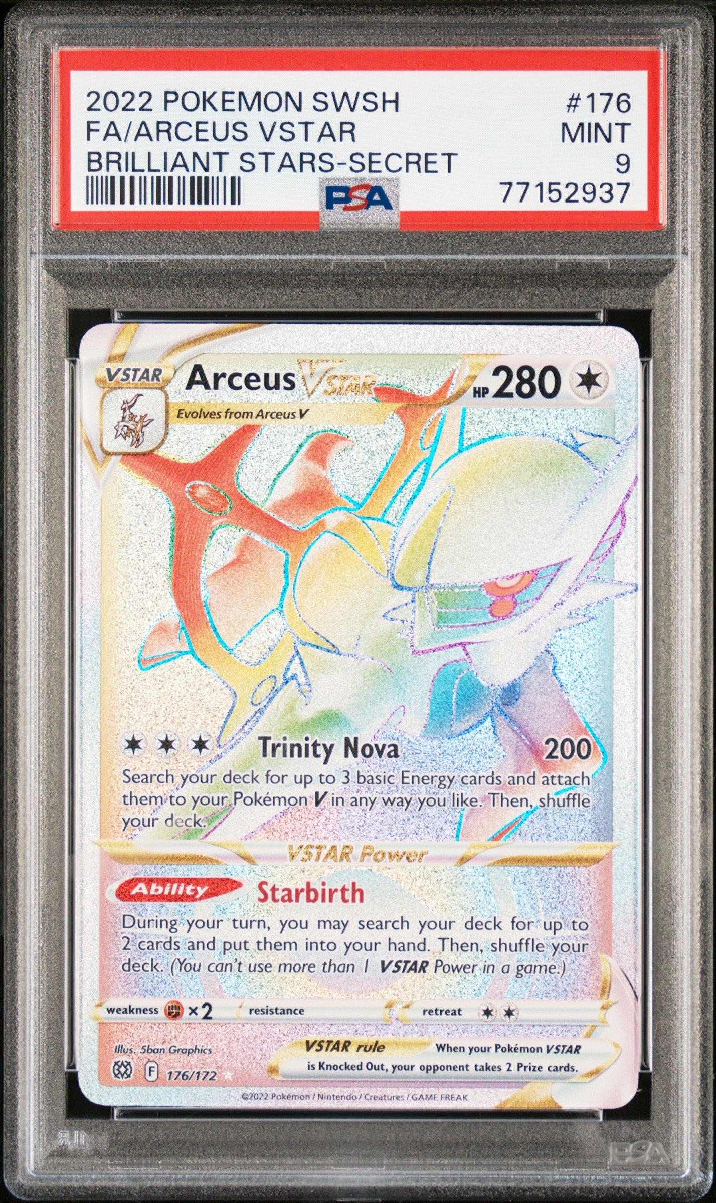 pokemon cards arceus vstar price SWSH307 / Promo Card Type / HP / Stage Arceus VSTAR - 176/172 -