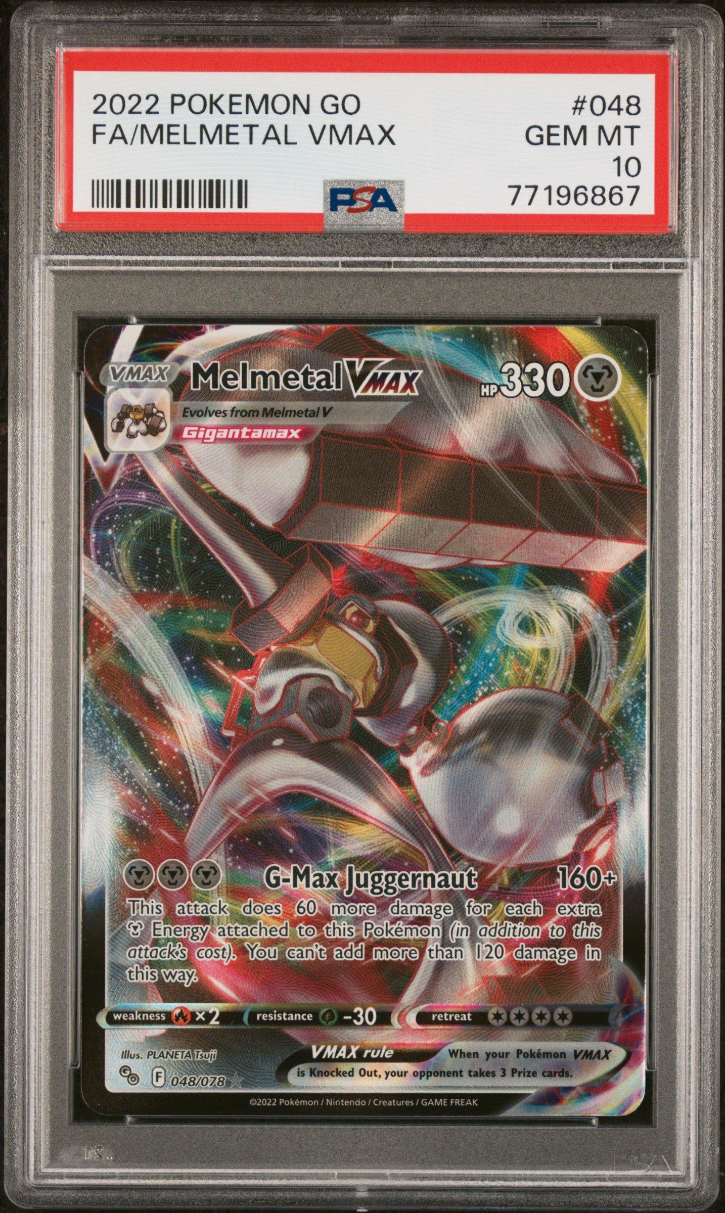 2022 Pokemon Go 048 Full Art/melmetal Vmax PSA 10 Graded Card | GameStop