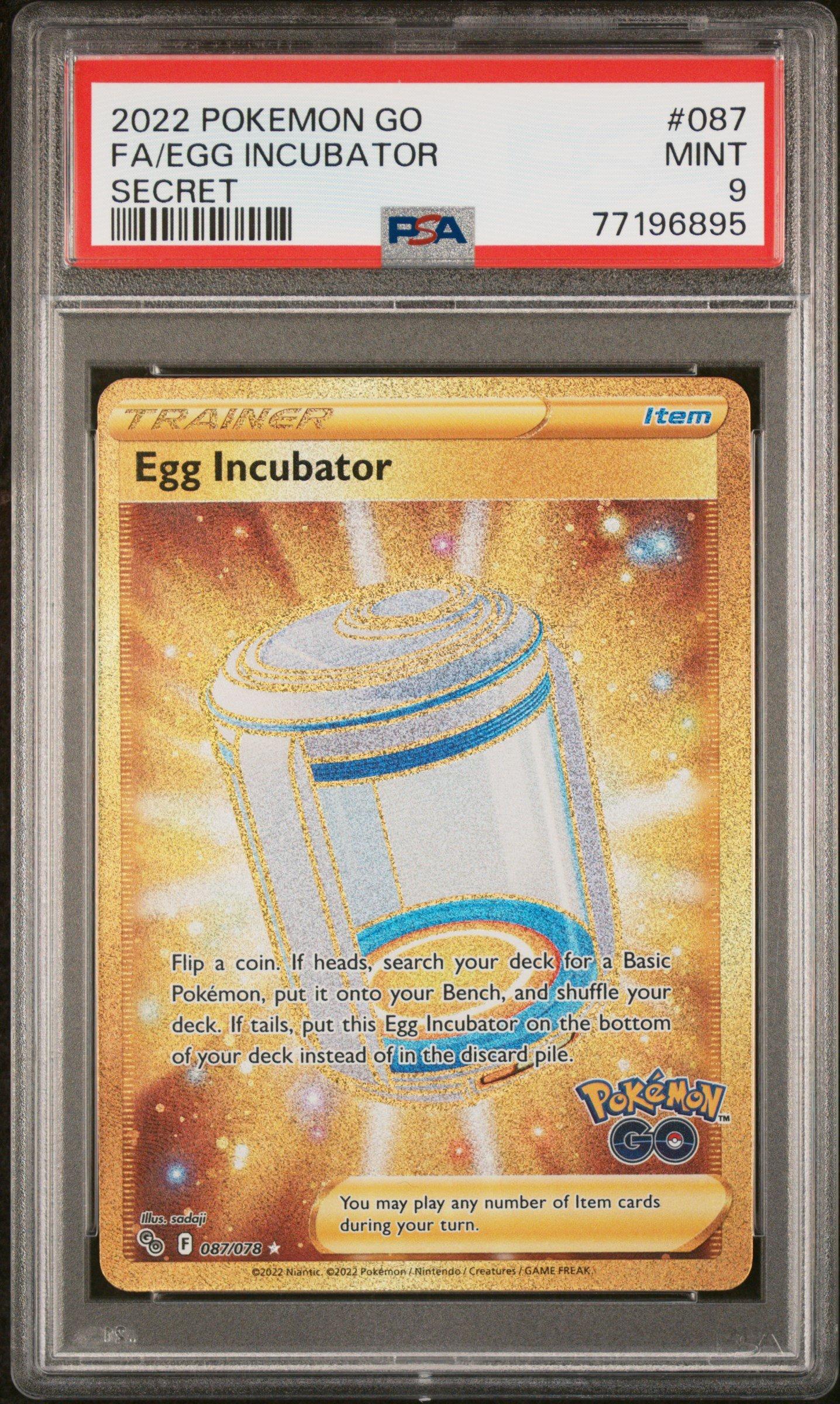 2022 Pokemon Go 087 Full Art/egg Incubator Secret PSA 9 | GameStop