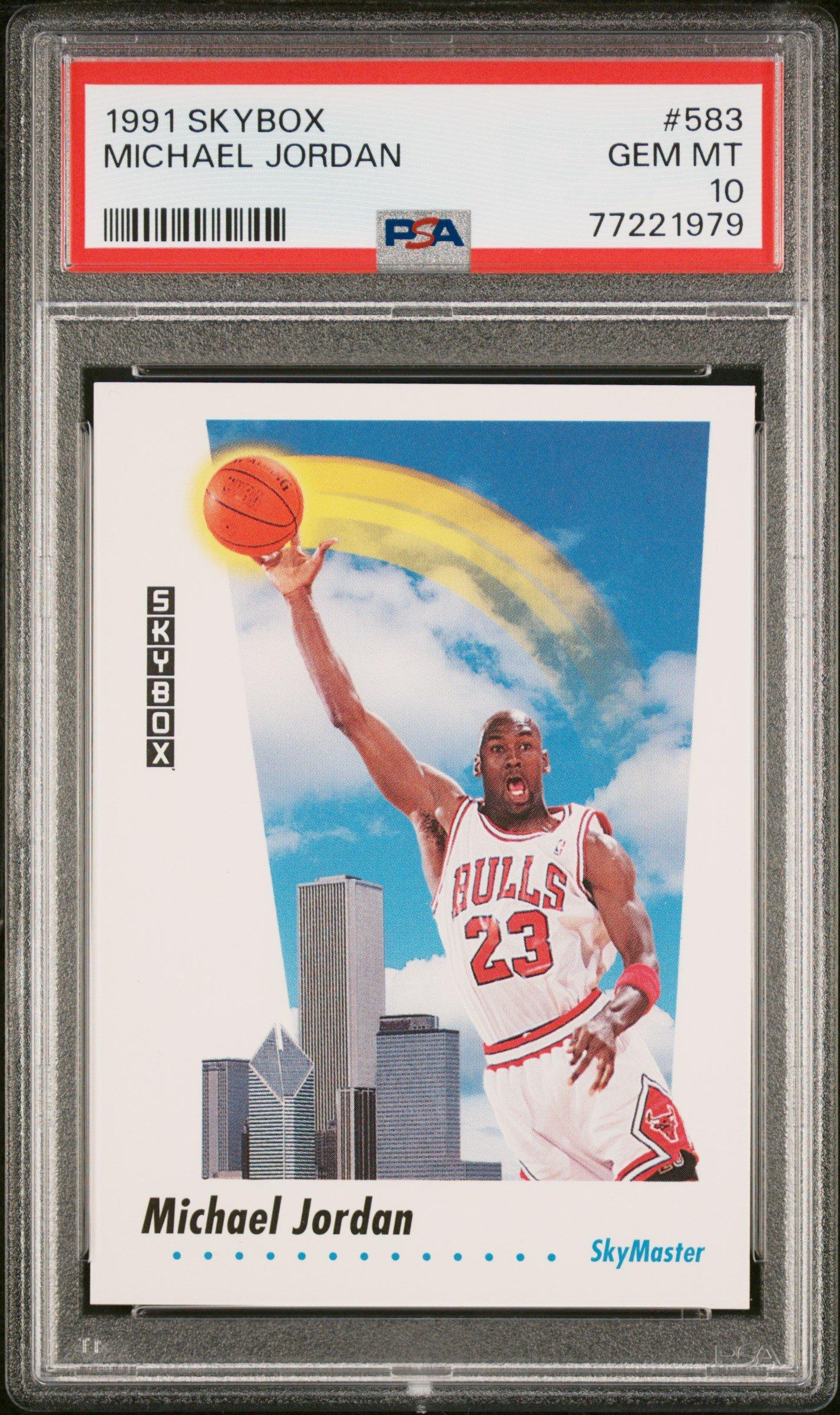 1991 Skybox 583 Michael Jordan PSA 10