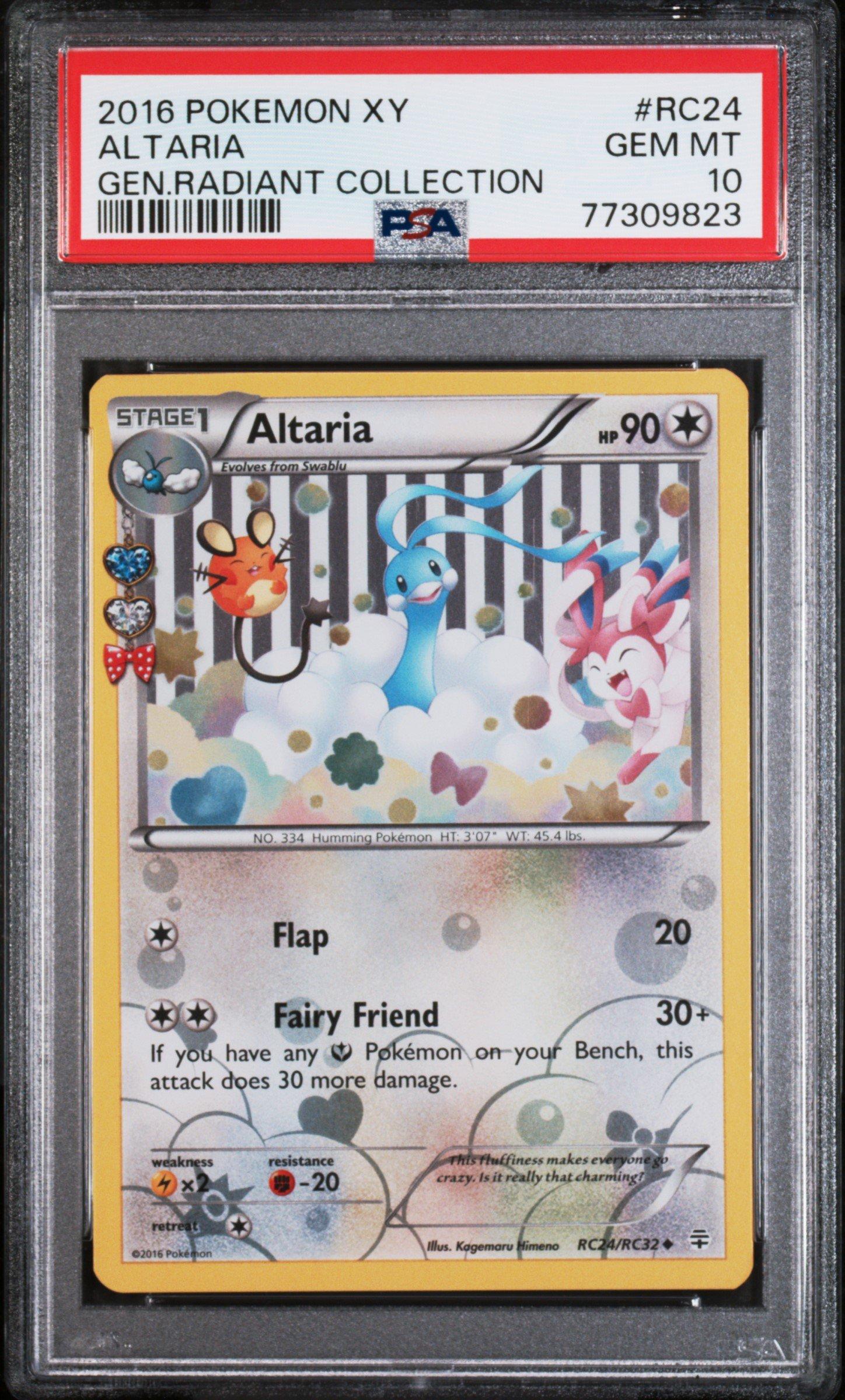 2016 Pokemon Xy Generations Radiant Collection Rc24 Altaria PSA 10