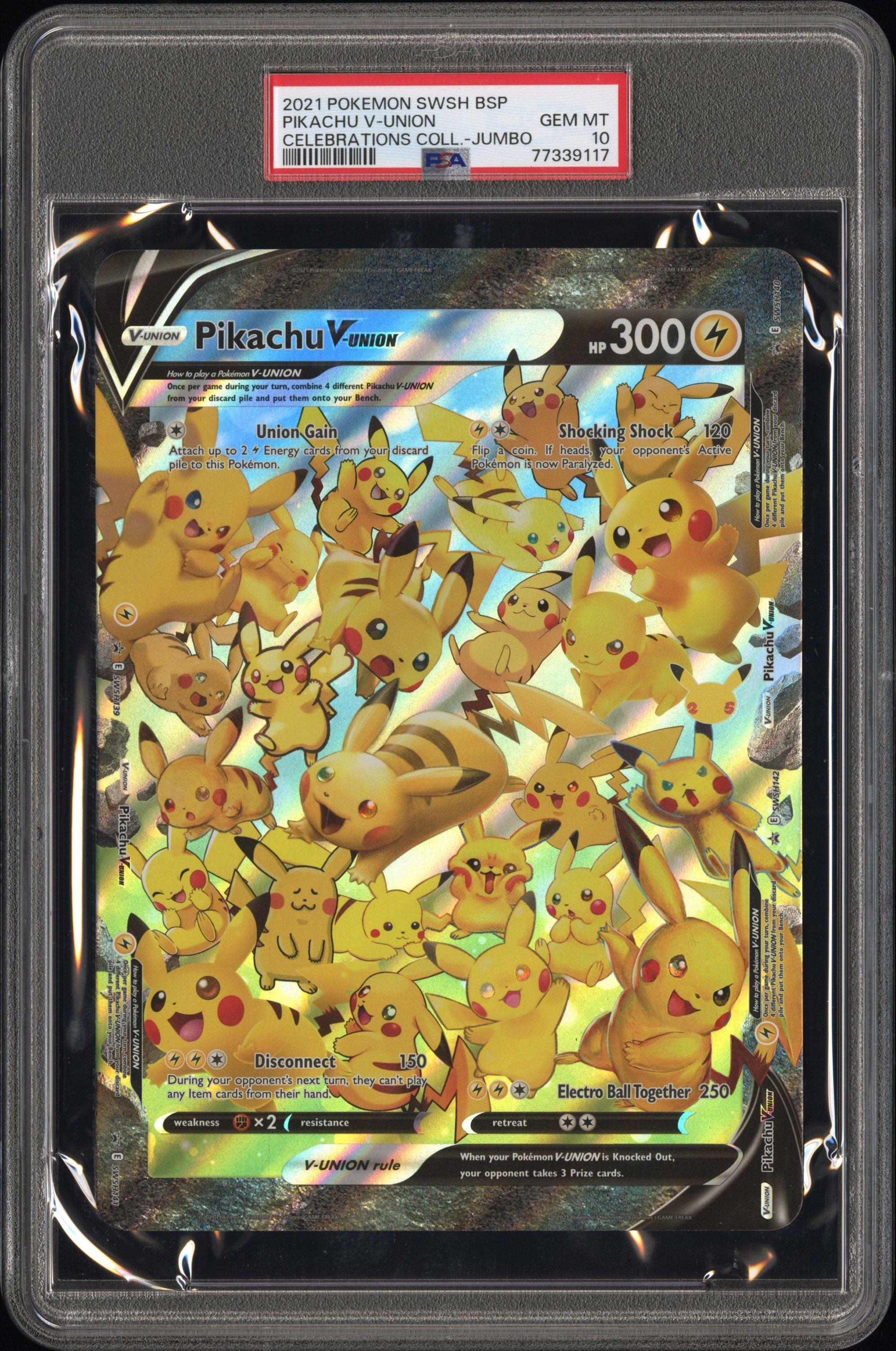 ピカチュウ VUNION PSA10 PSA7 PSA 10 Pikachu V-Union 25th Anniversary 2021 SEQ Set Pokemon Card