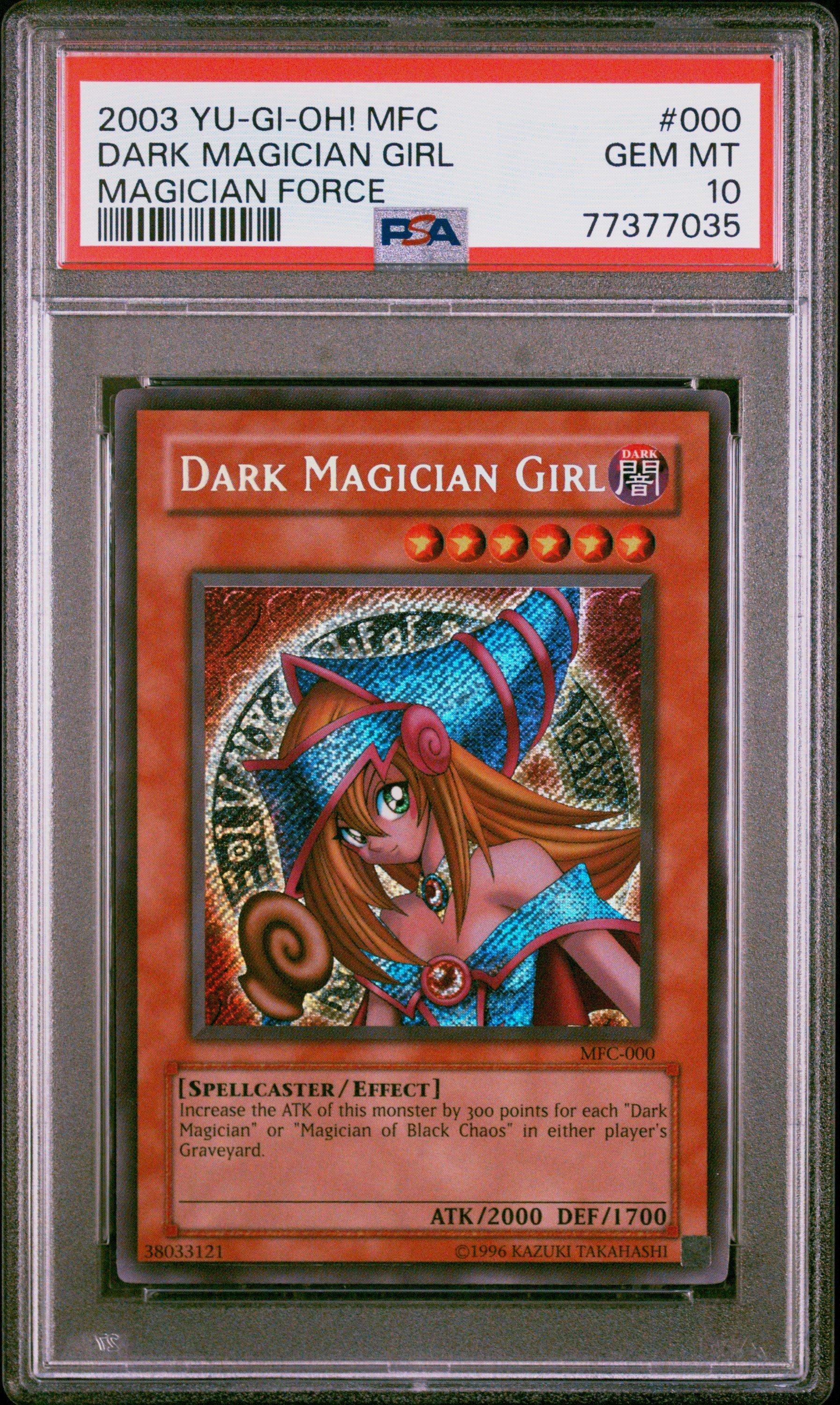 2003 Yu-gi-oh! Mfc-magician's Force 000 Dark Magician Girl PSA 10