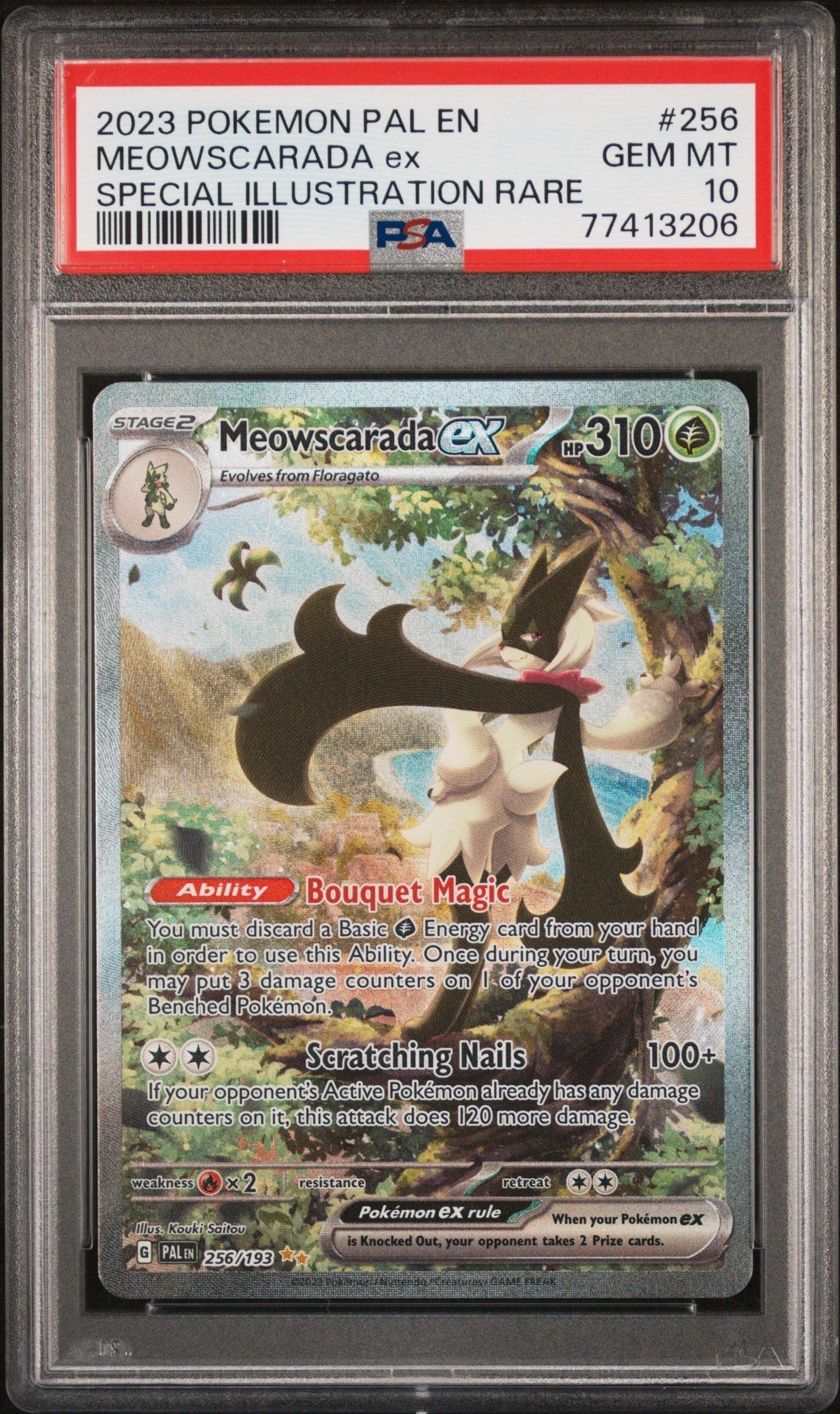 2023 Pokemon Pal En-paldea Evolved 256 Meowscarada Ex Special