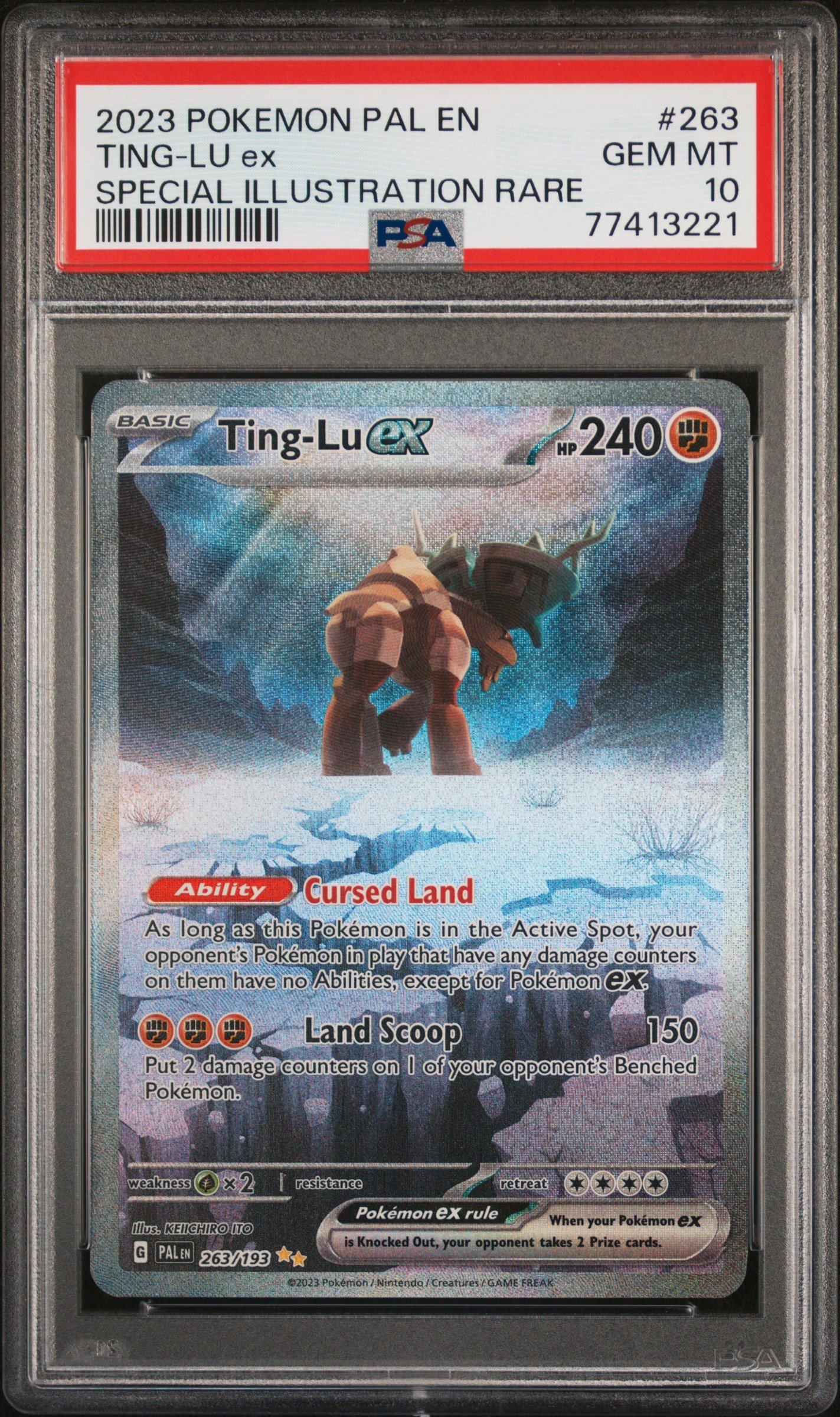2023 Pokemon Pal En-paldea Evolved 263 Ting-lu Ex Special