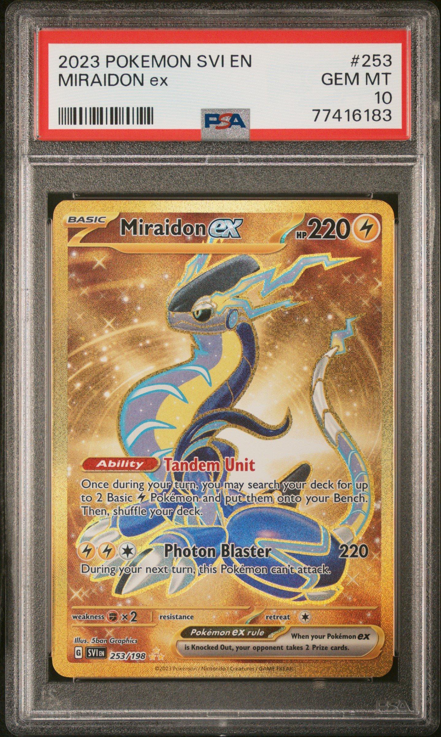 2023 Pokemon Svi En-scarlet & Violet 253 Miraidon Ex Hyper Rare