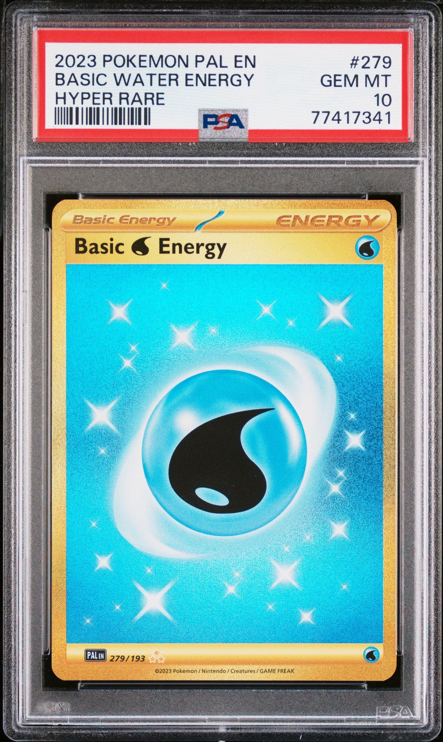 2023 Pokemon Pal En-paldea Evolved 279 Basic Water Energy Hyper
