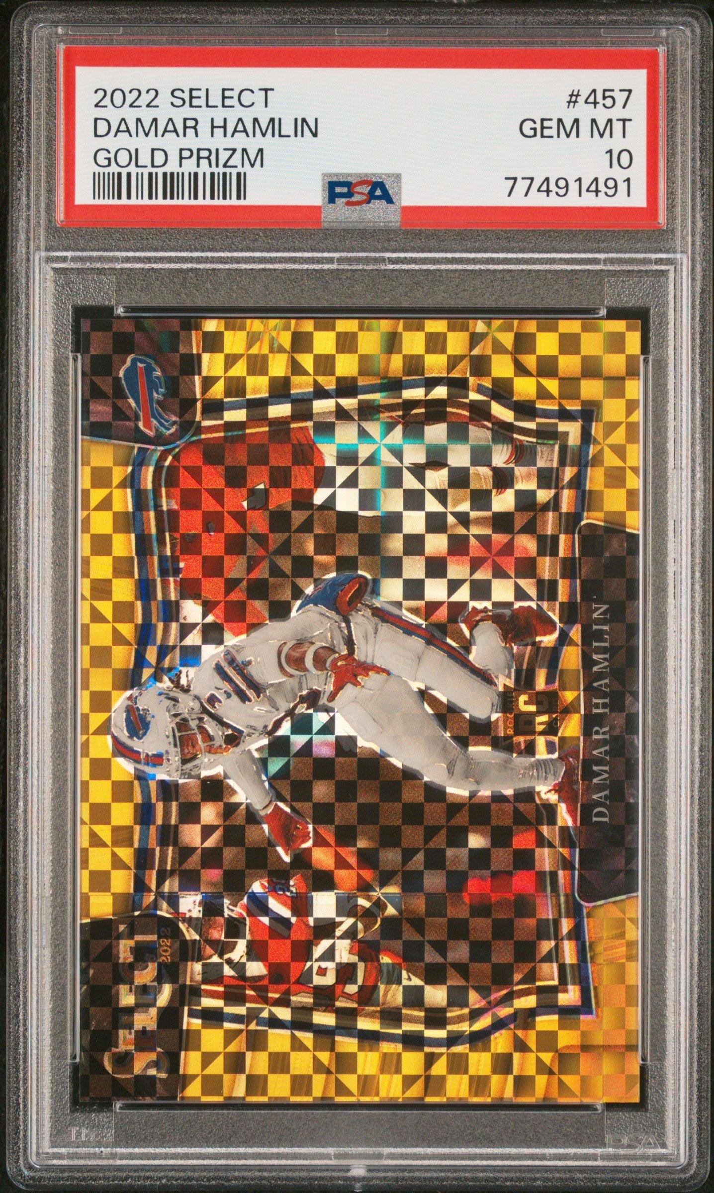 2022 Panini Select 457 Damar Hamlin PSA 10