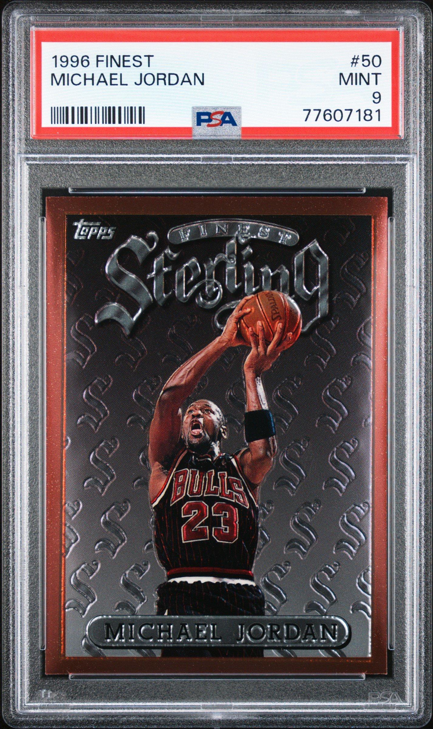 その他 1996 L MICHAEL JORDAN PSA 9 MINT 1996 Finest 50 Michael Jordan PSA 9 Graded Card | GameStop