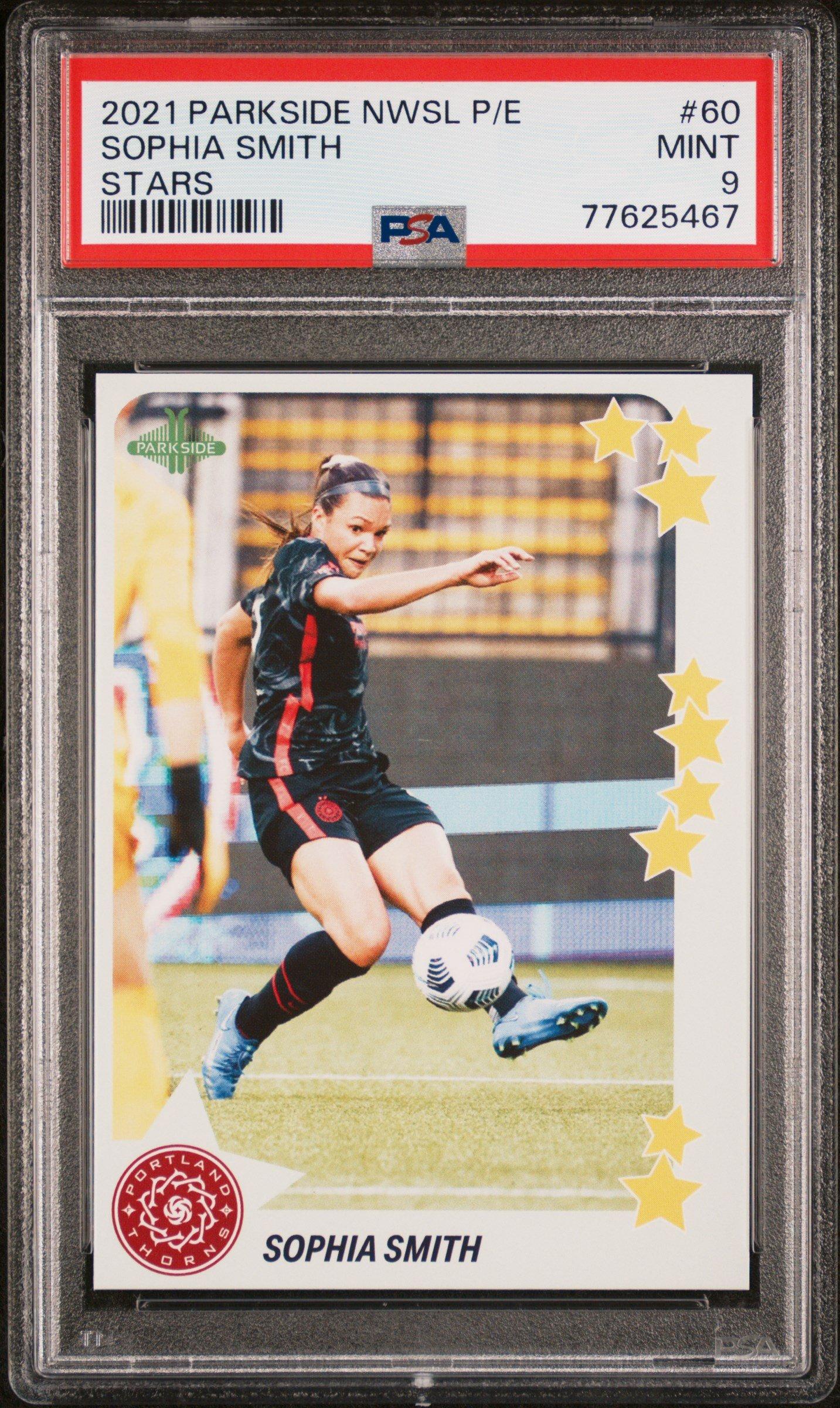 2021 Parkside Nwsl Premier Edition Stars 60 Sophia Smith PSA 9