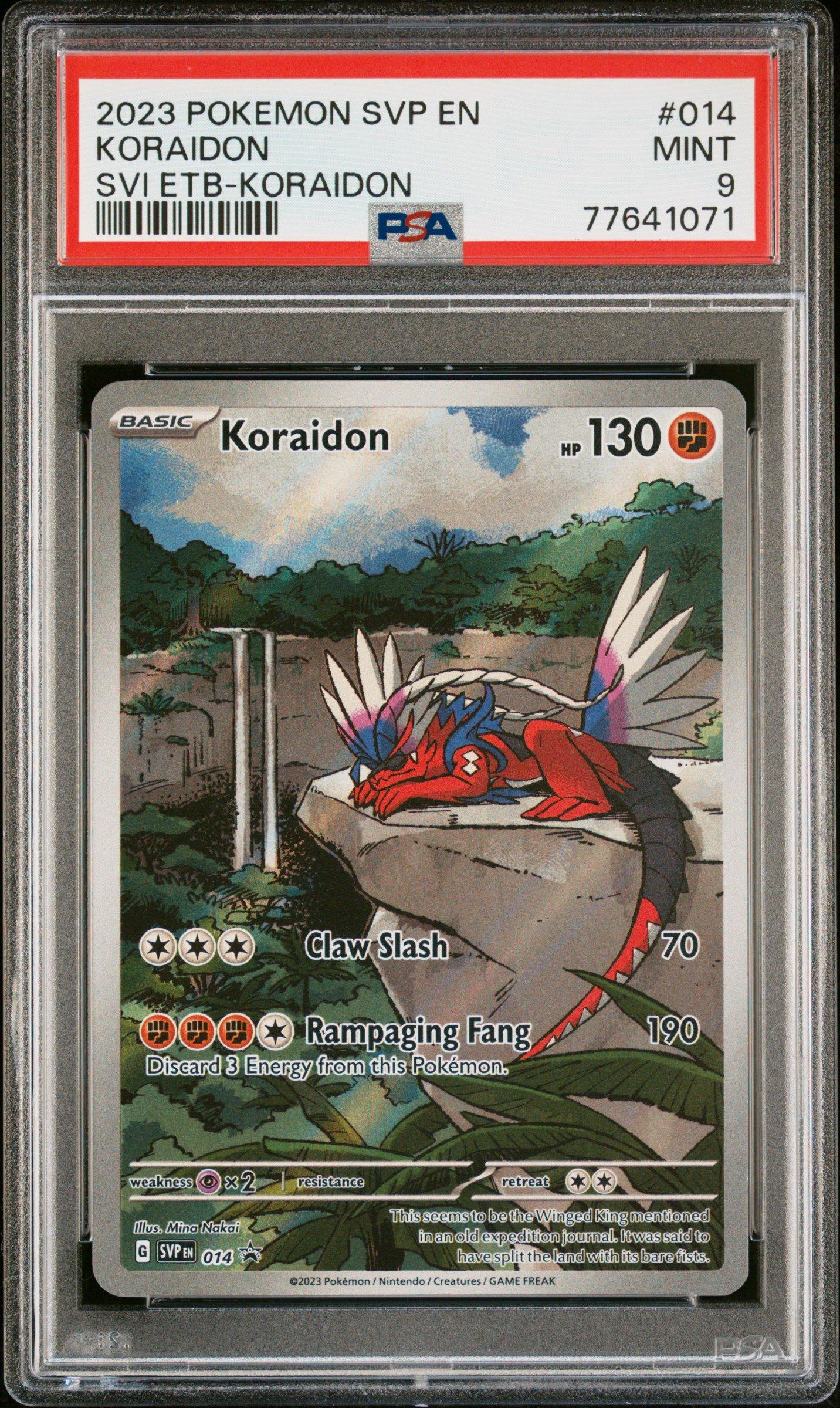 how much is the koraidon pokemon card worth - ex 231/198 - Scarlet & Violet - Ultra Rare [3] Claw Strike (70) Attack 2 2023 Pokemon Svp En-sv Black