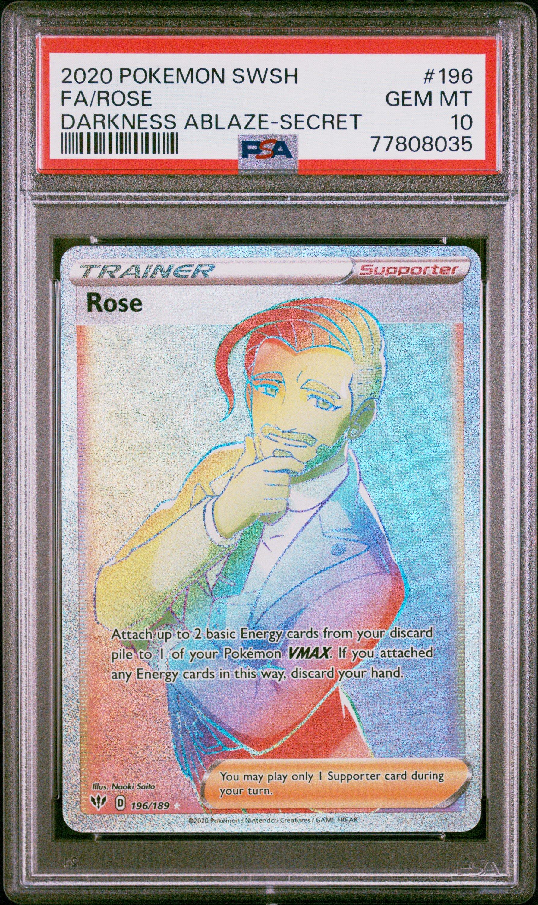 full art rose pokemon card - 189/189 [Grass] Rose (Full Art) - 071/072