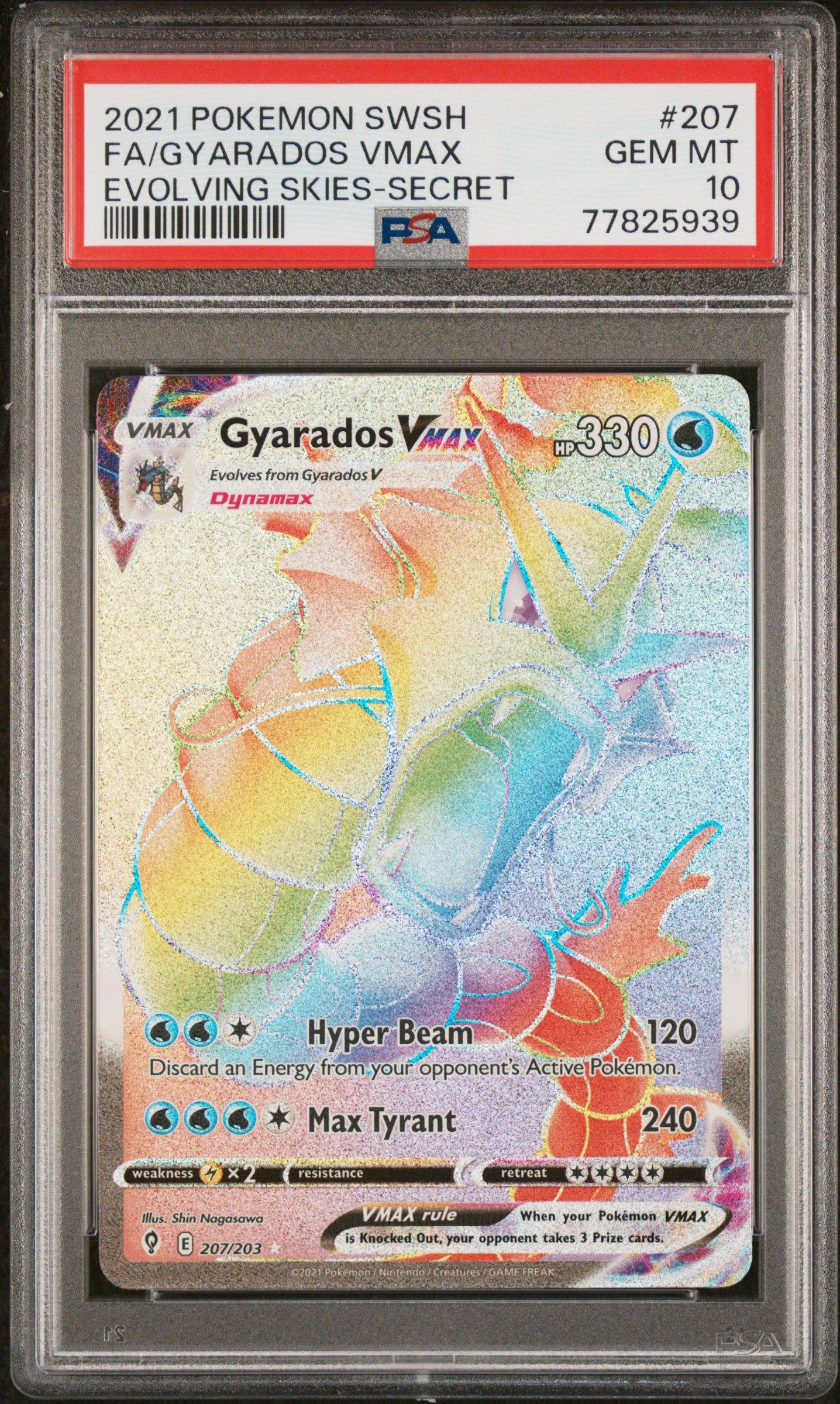 2021 Pokemon Sword & Shield Evolving Skies 207 Full Art/gyarados