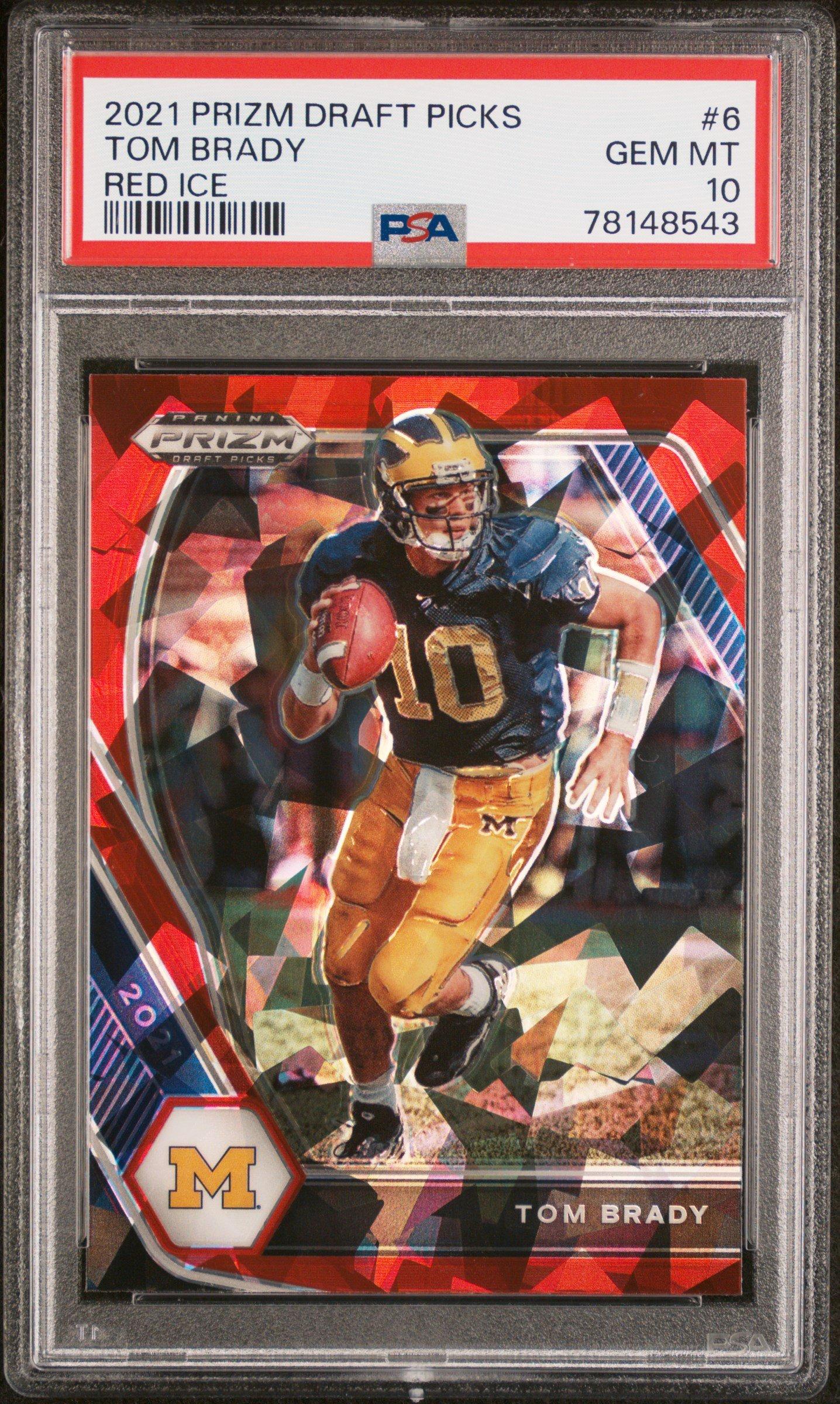 2021 Panini Prizm Draft Picks 6 Tom Brady PSA 10
