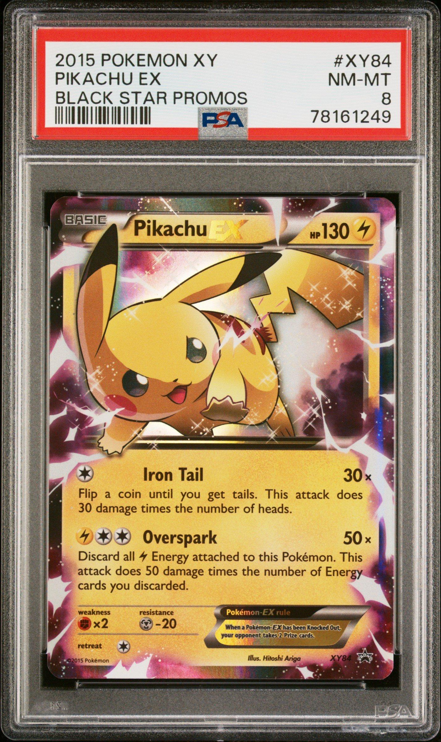 2015 Pokemon Xy Black Star Promos Xy84 Pikachu Ex PSA 8 | GameStop