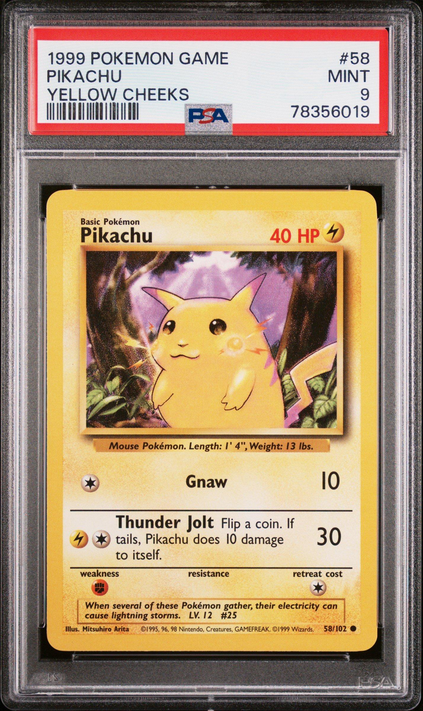 pikachu pokemon card 58 102 Limited UK Edition PIKACHU 58/102 - 4th Print (1999-2000) Rare WOTC base  Set 2000 Vintage Pokmon Trading Card Base Set- Near Mint