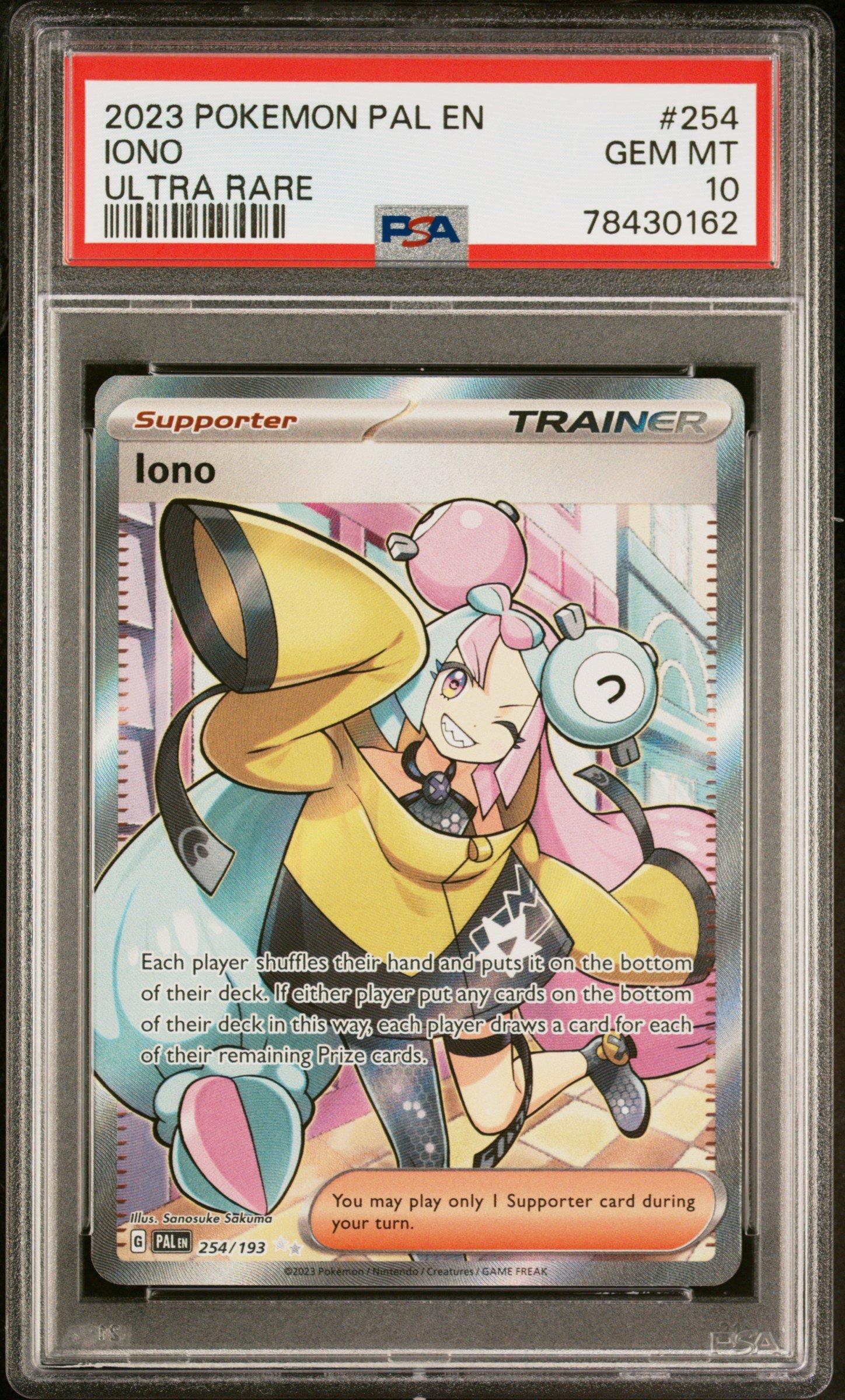 2023 Pokemon Pal En-paldea Evolved 254 Iono PSA 10