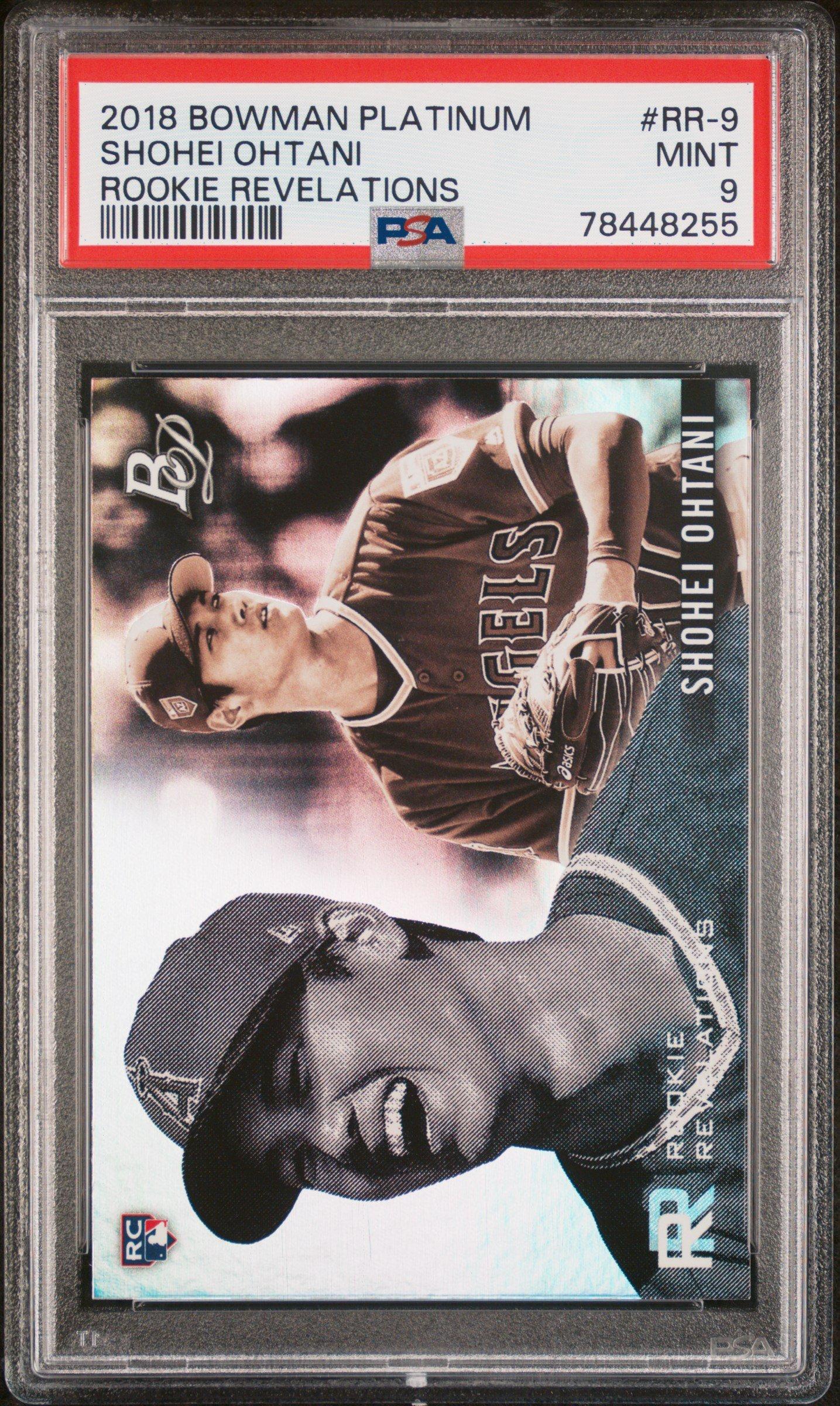2018 Bowman Platinum Rookie Revelations Rr-9 Shohei Ohtani PSA 9 