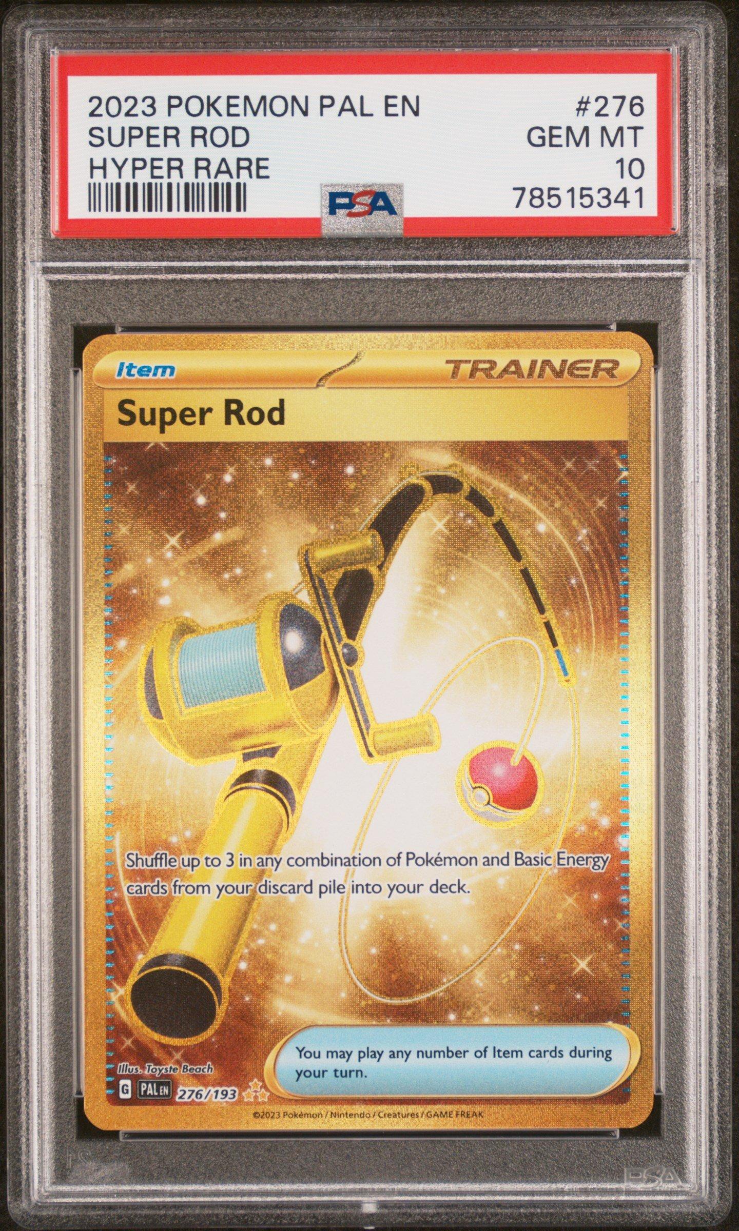 gold super rod pokemon card super rod gold pokemon card Super Rod - 276/193