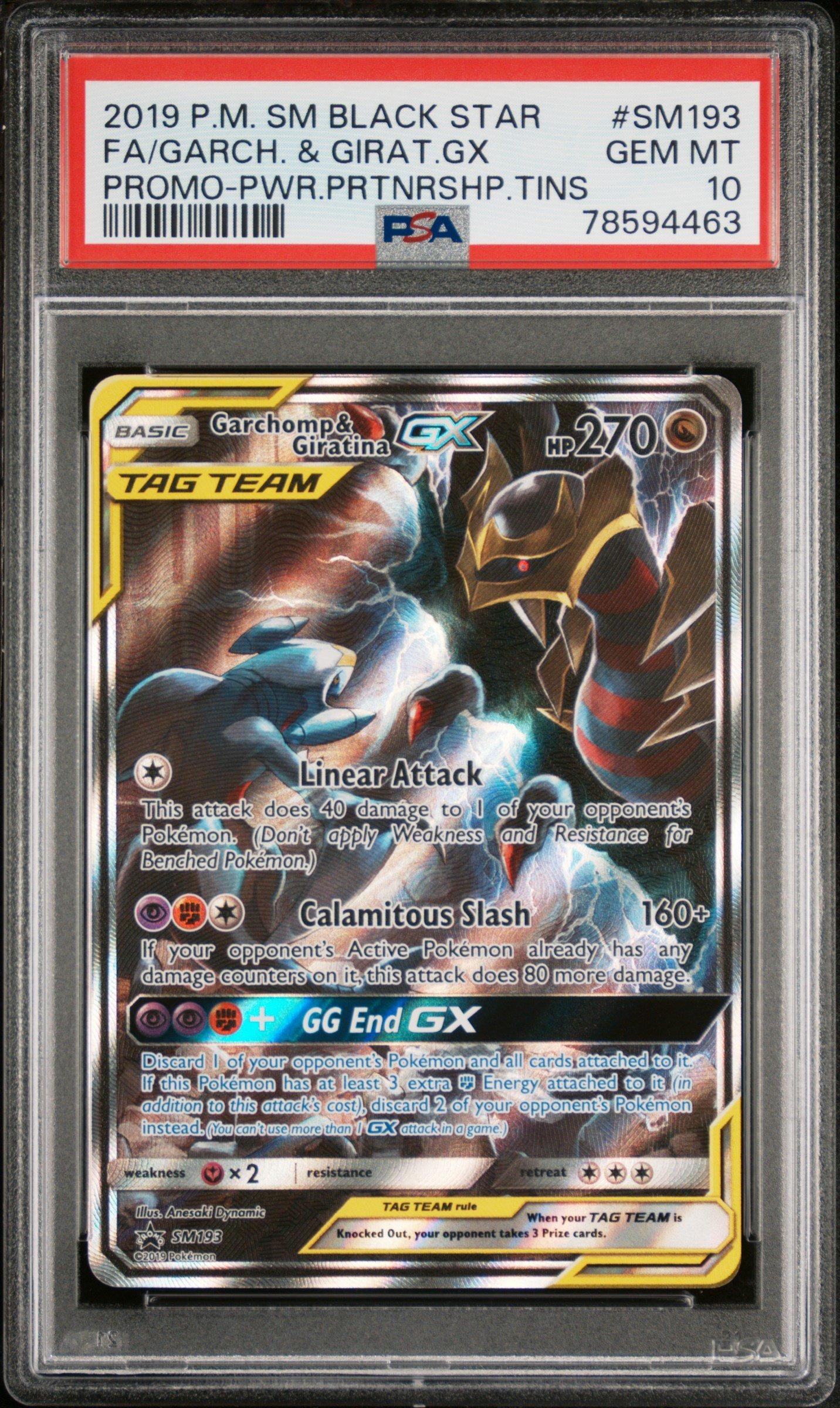 2019 Pokemon Sm Black Star Promo Sm193 Full Art/garchomp