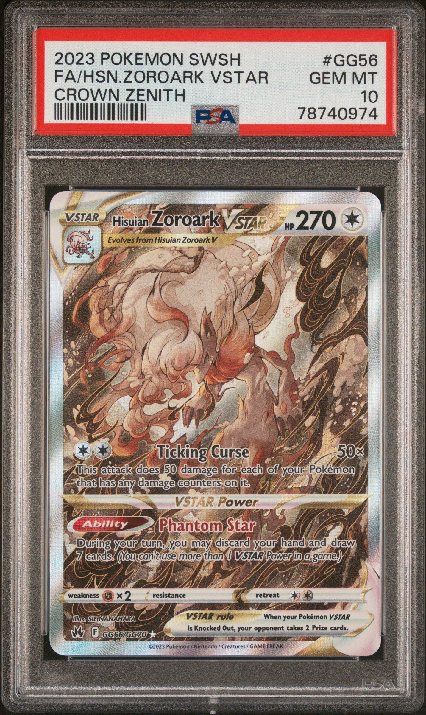 2023 Pokemon Sword And Shield Crown Zenith Gg56 Full Art/hisuian