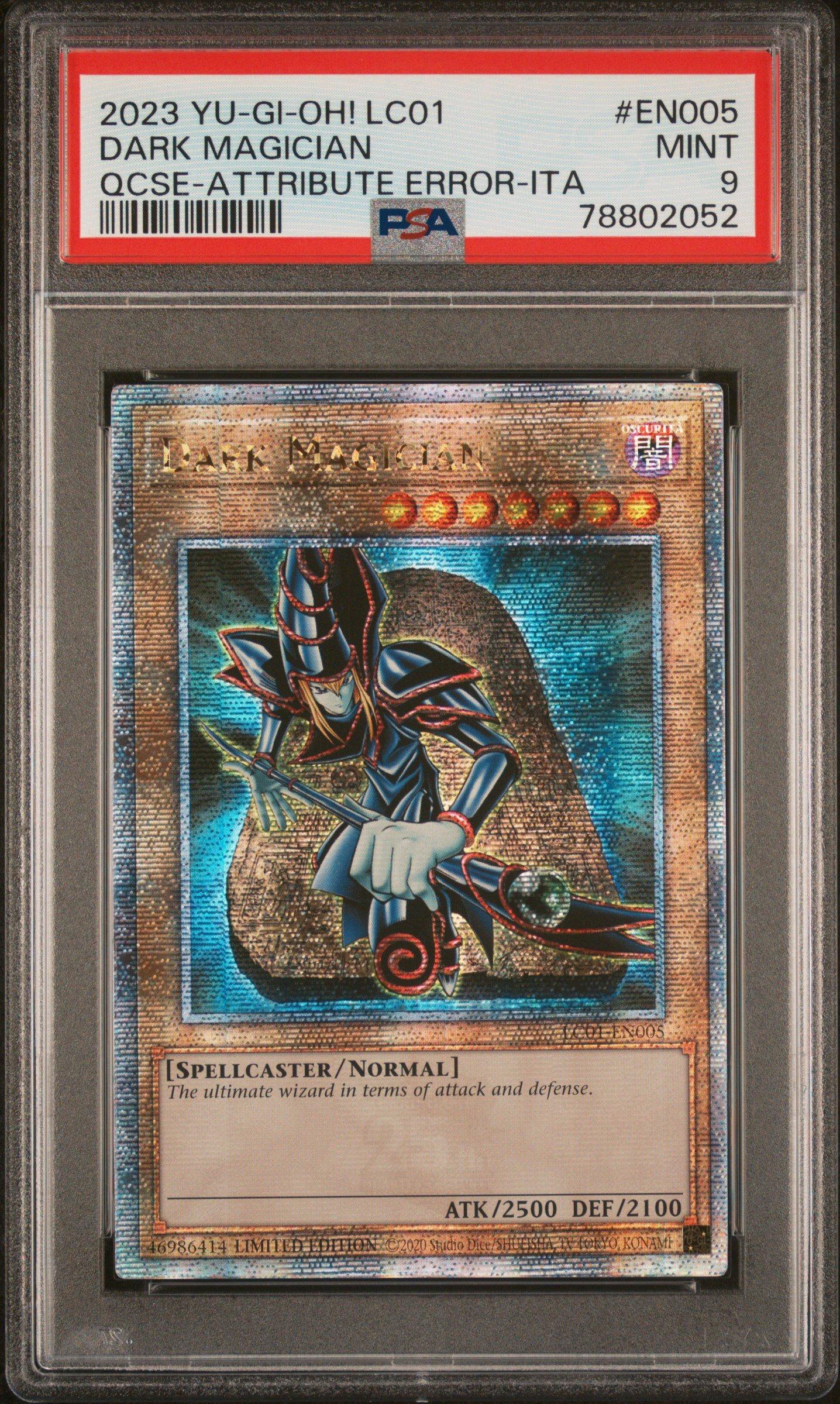 2023 Yu-gi-oh! Lc01-legendary Collection: 25th Anniversary Edition En005 Dark Magician PSA 9