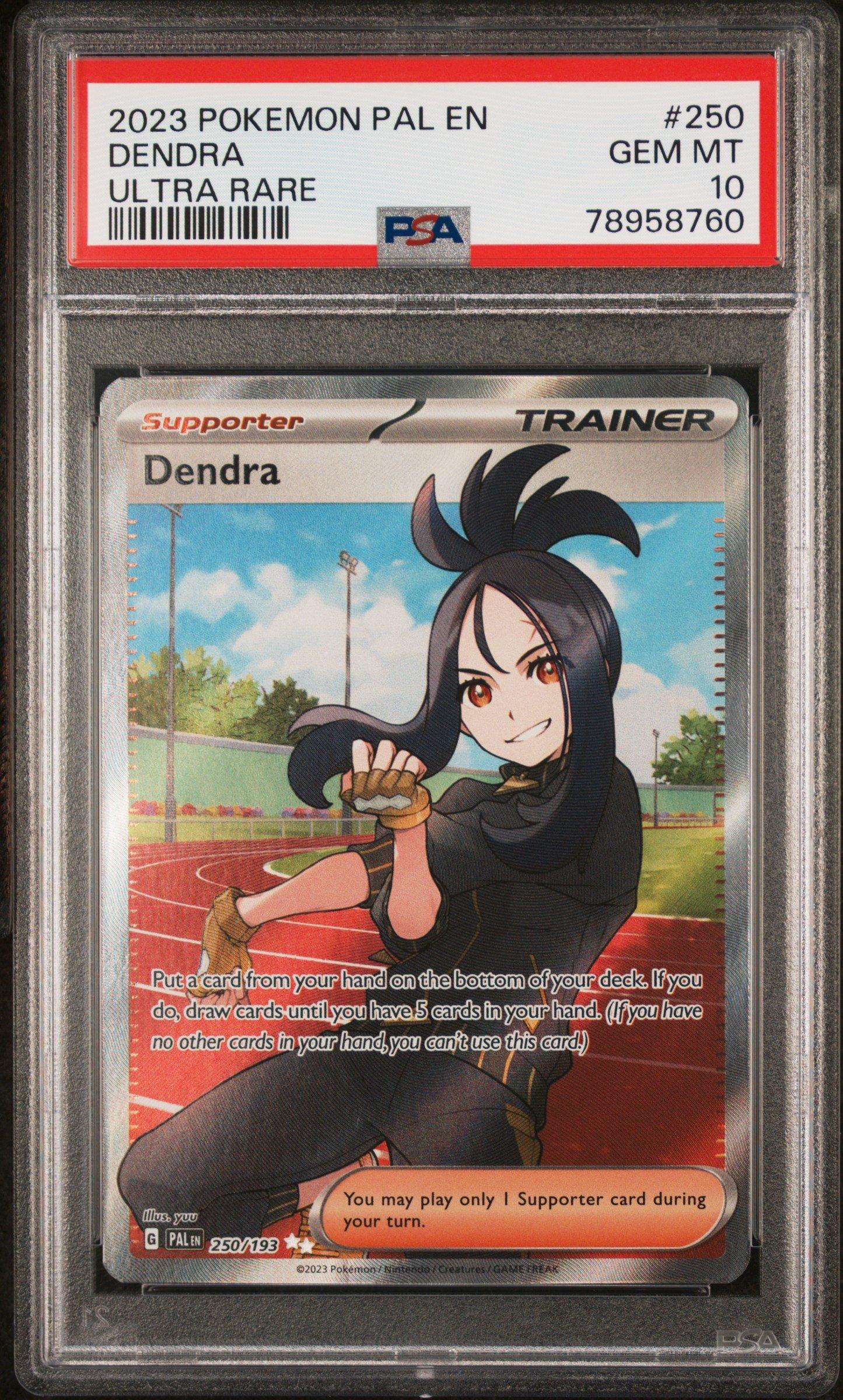 2023 Pokemon Pal En-paldea Evolved 250 Dendra Ultra Rare PSA 10