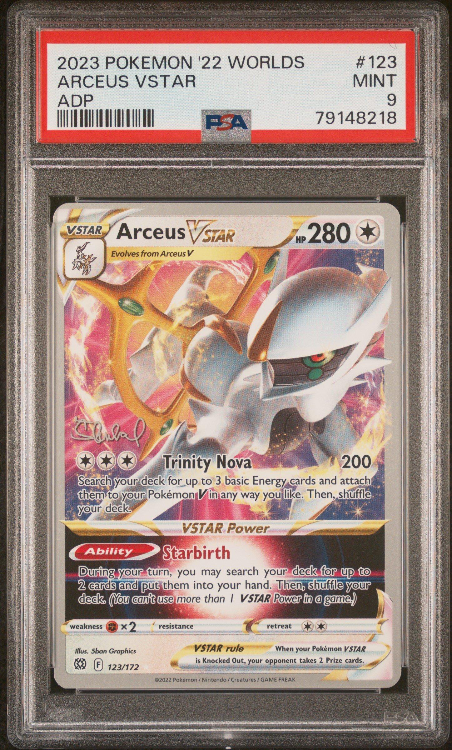 2023 Pokemon 2022 World Championships Deck: Adp 123 Arceus Vstar