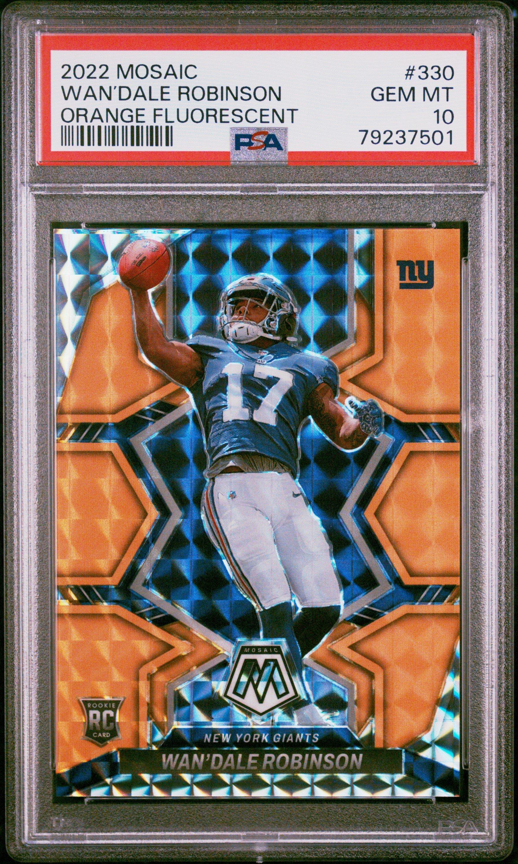 ロビンソンさま 専用ページ 2022 Panini Mosaic 330 Wan'dale Robinson Orange Fluorescent PSA 10