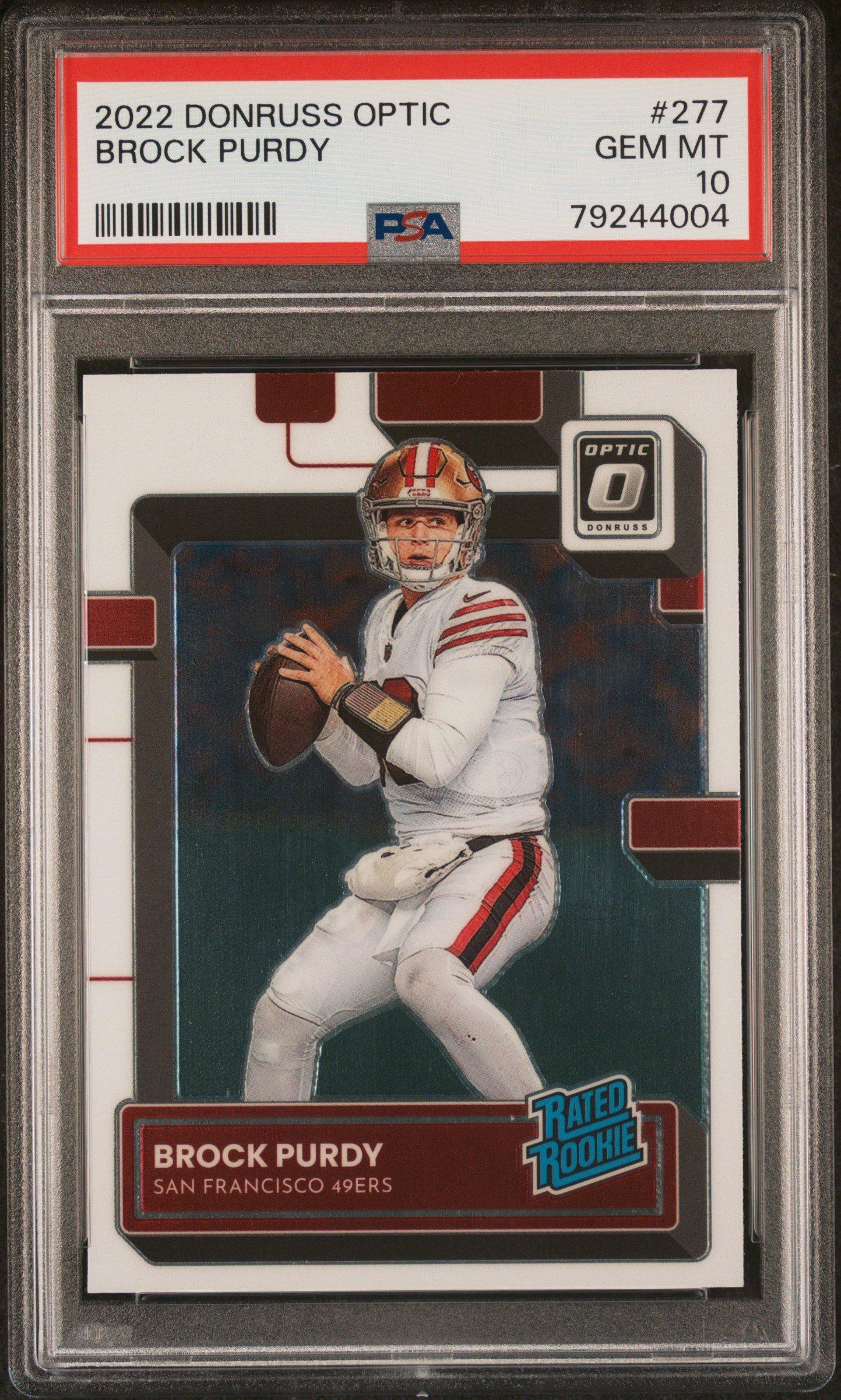 2022 Panini Donruss Optic 277 Brock Purdy PSA
