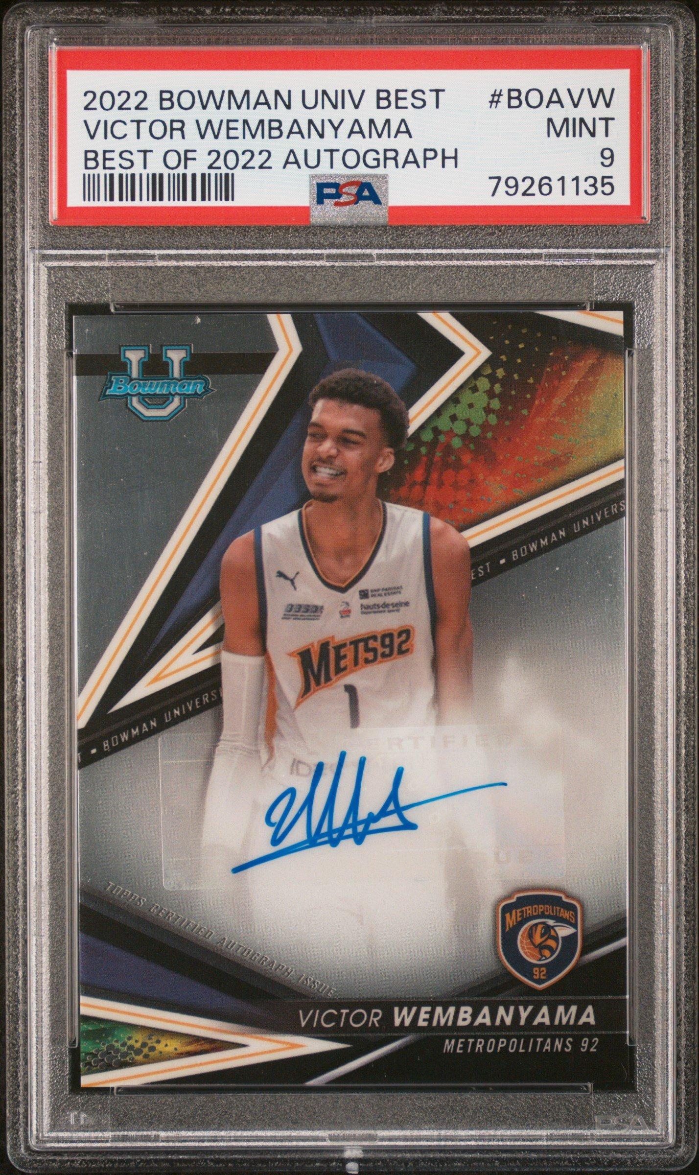 2022 Bowman University Best Best Of 2022 Autograph Boavw Victor 