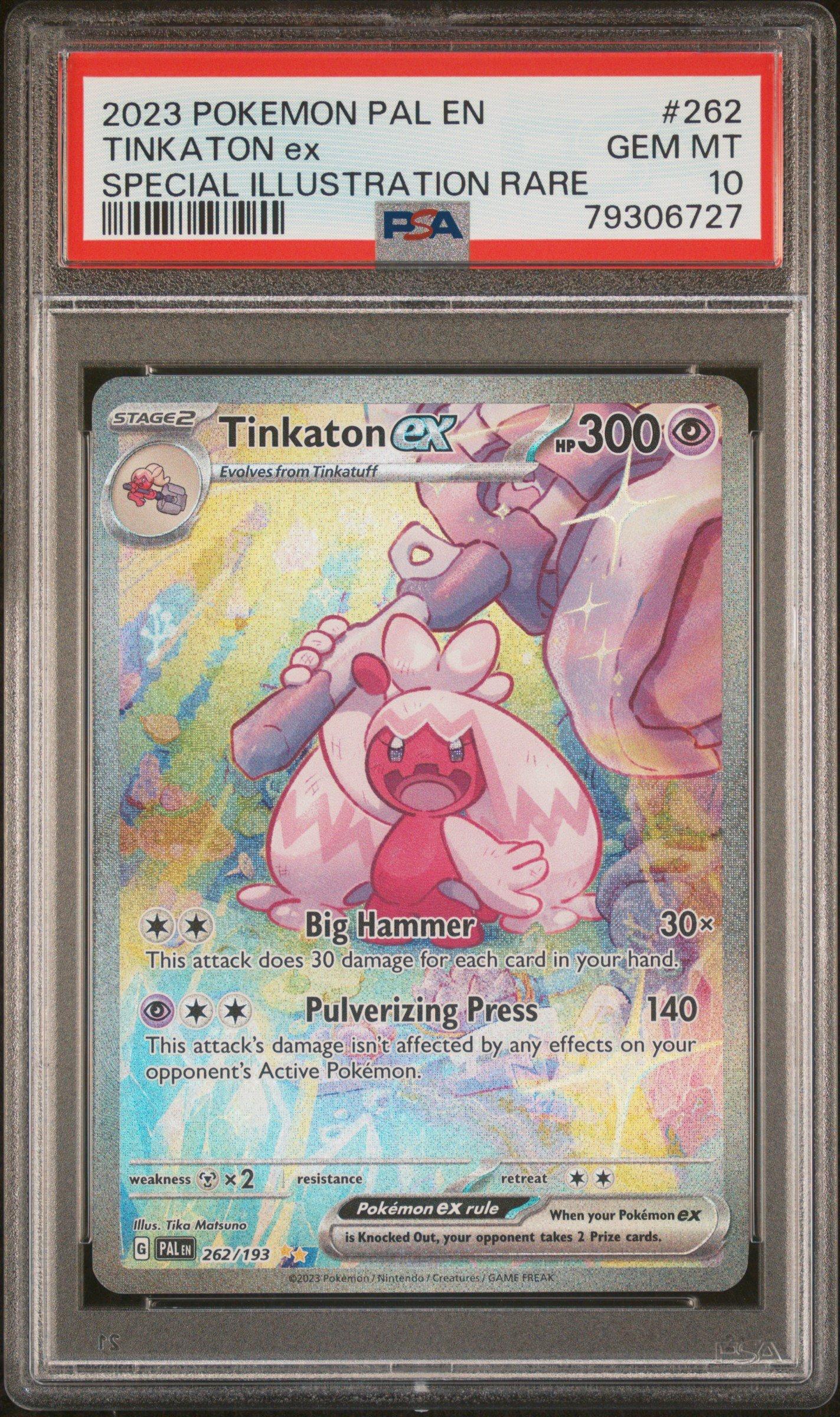 tinkaton ex pokemon card - Scarlet & Violet - Paldea Evolved - RarityUltra Rare Hit Points300 HP Formnull Pokemon Tinkaton Ex 262/193 New
