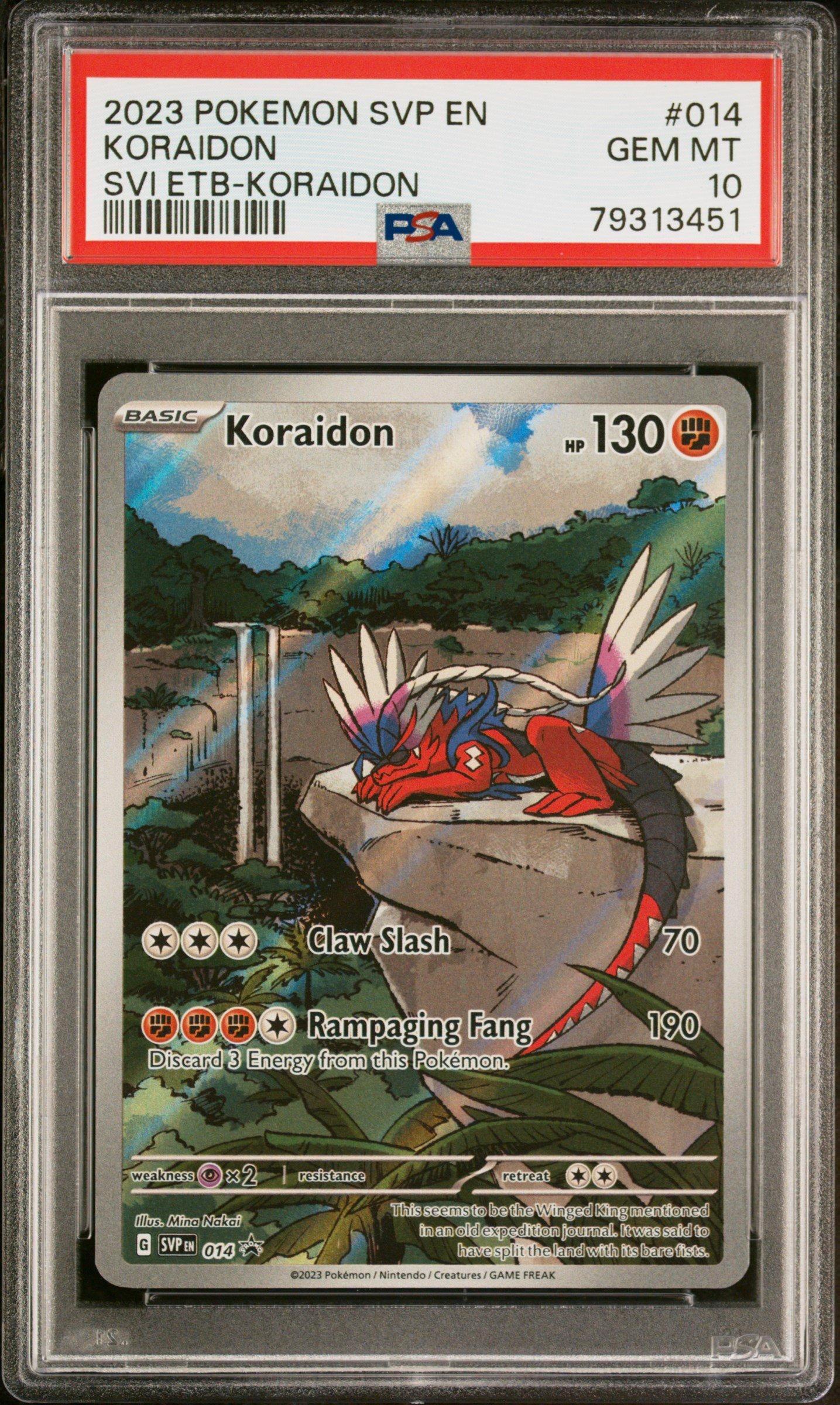 2023 Pokemon Svp En-sv Black Star Promo 014 Koraidon Scarlet