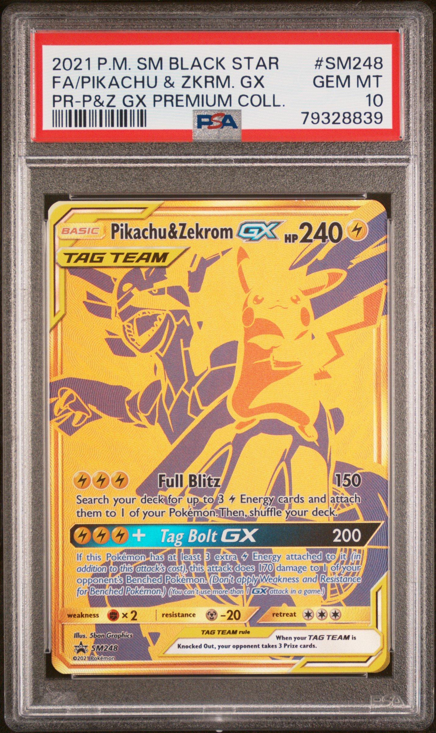 2021 Pokemon Sm Black Star Promo Sm248 Full Art/pikachu