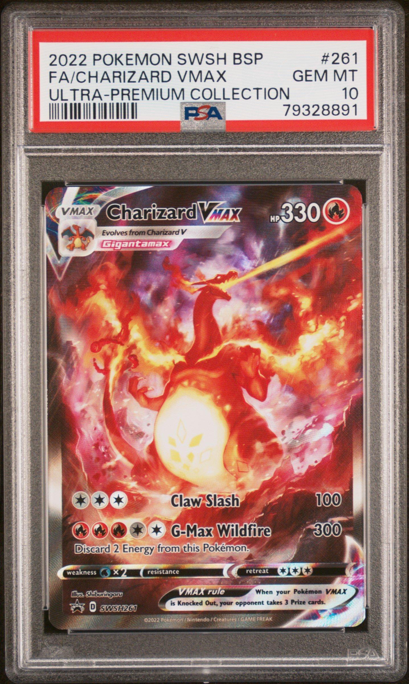 2022 Pokemon Swsh Black Star Promo 261 Full Art/charizard Vmax