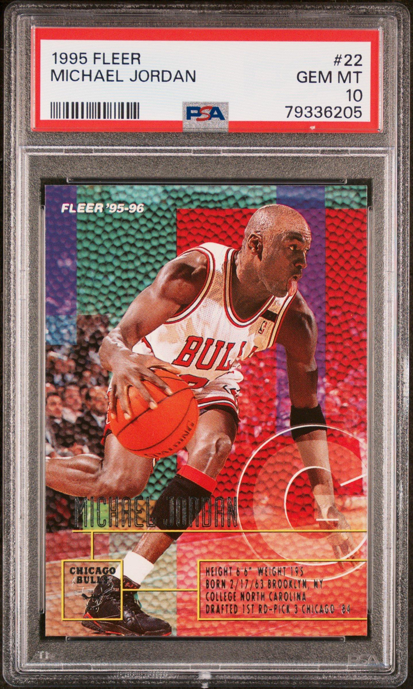 1995 Fleer 22 Michael Jordan PSA