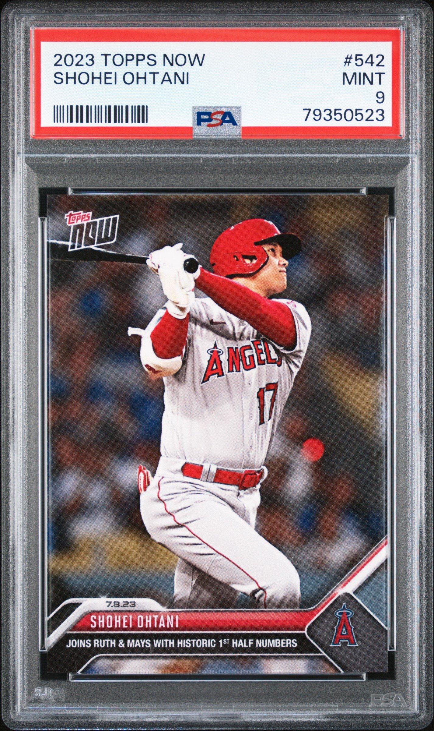 2023 Topps Now 542 Shohei Ohtani PSA 9