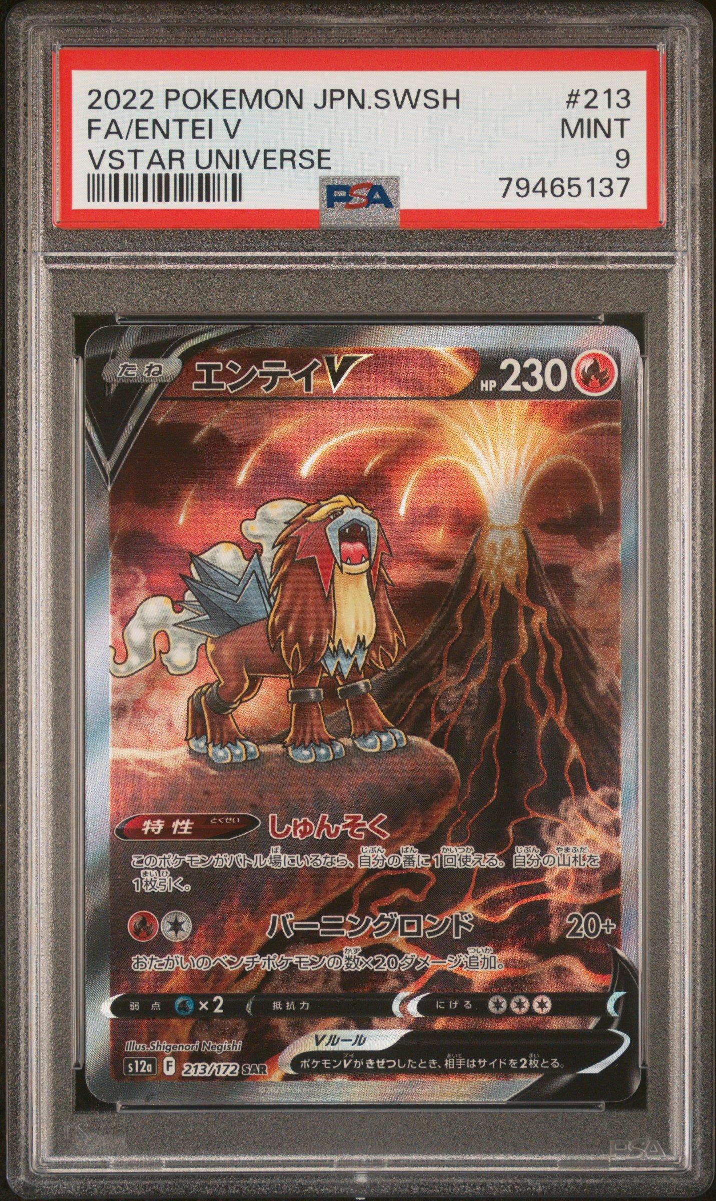 2022 Pokemon Japanese Sword & Shield Vstar Universe 213 Full Art