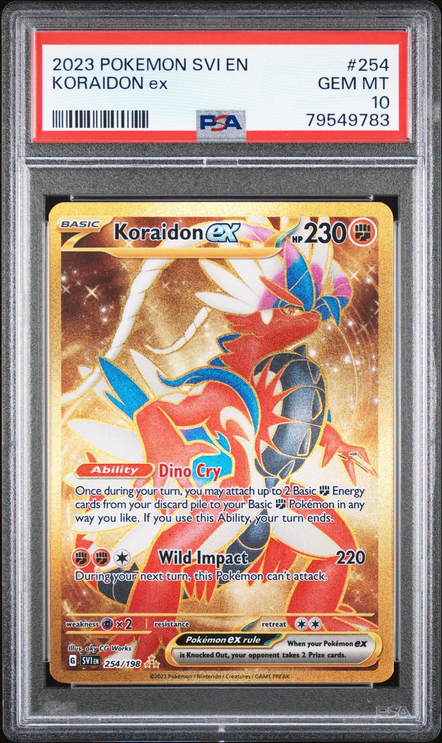 2023 Pokemon Svi En-scarlet & Violet 254 Koraidon Ex Hyper Rare