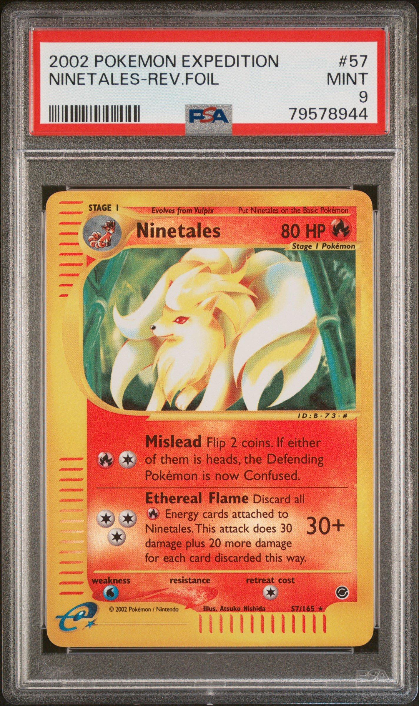 レア盤！DIANA RUTHERFORD - FIRST NIGHT レゲエ 2002 Pokemon Expedition 57 Ninetales-reverse Foil PSA 9 Graded