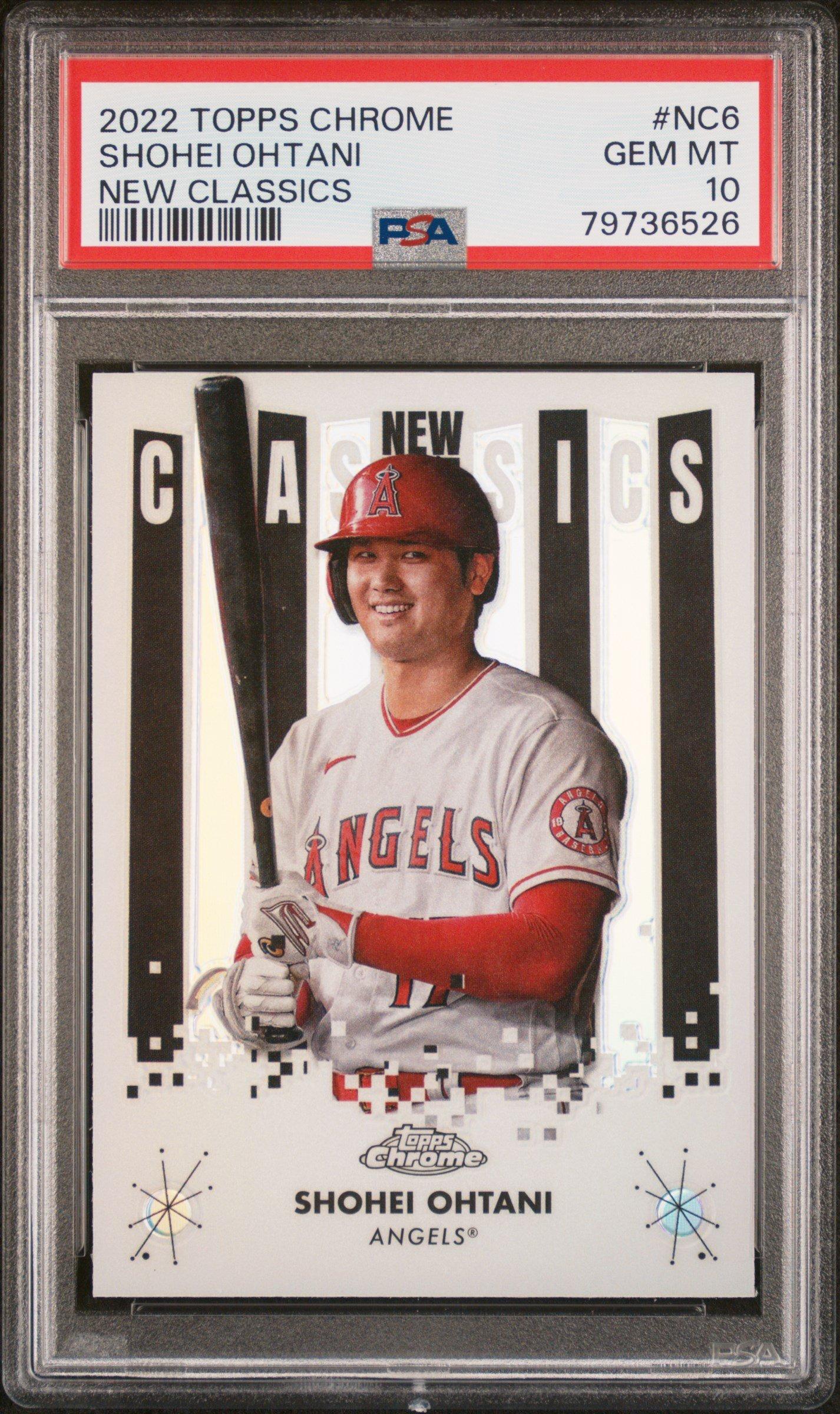 2022 Topps Chrome New Classics Nc6 Shohei Ohtani PSA 10 Graded