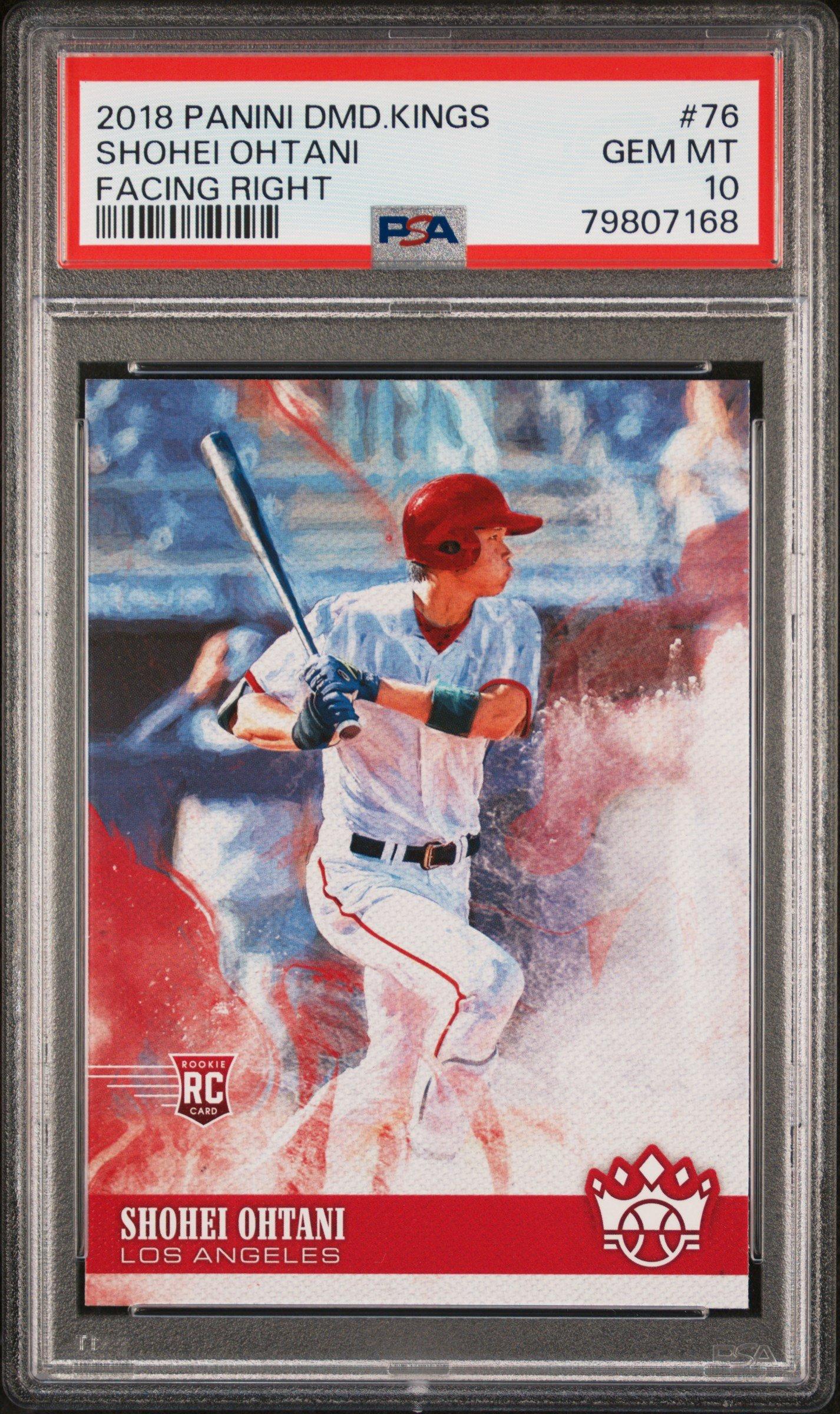2018 Panini Diamond Kings 76 Shohei Ohtani Facing Right PSA 10