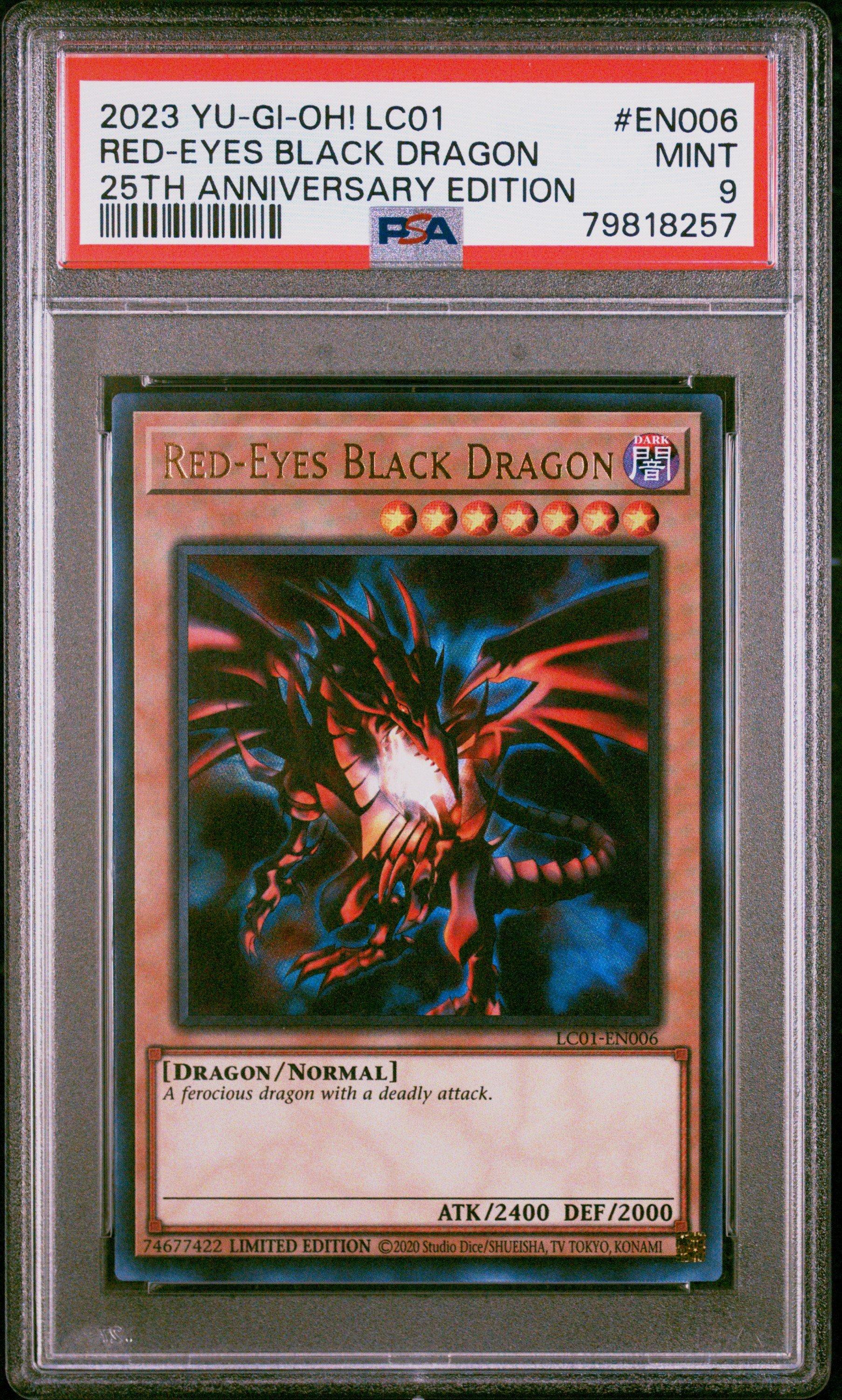2023 Yu-gi-oh! Lc01-legendary Collection: 25th Anniversary Edition En006 Red-eyes Black Dragon PSA 9
