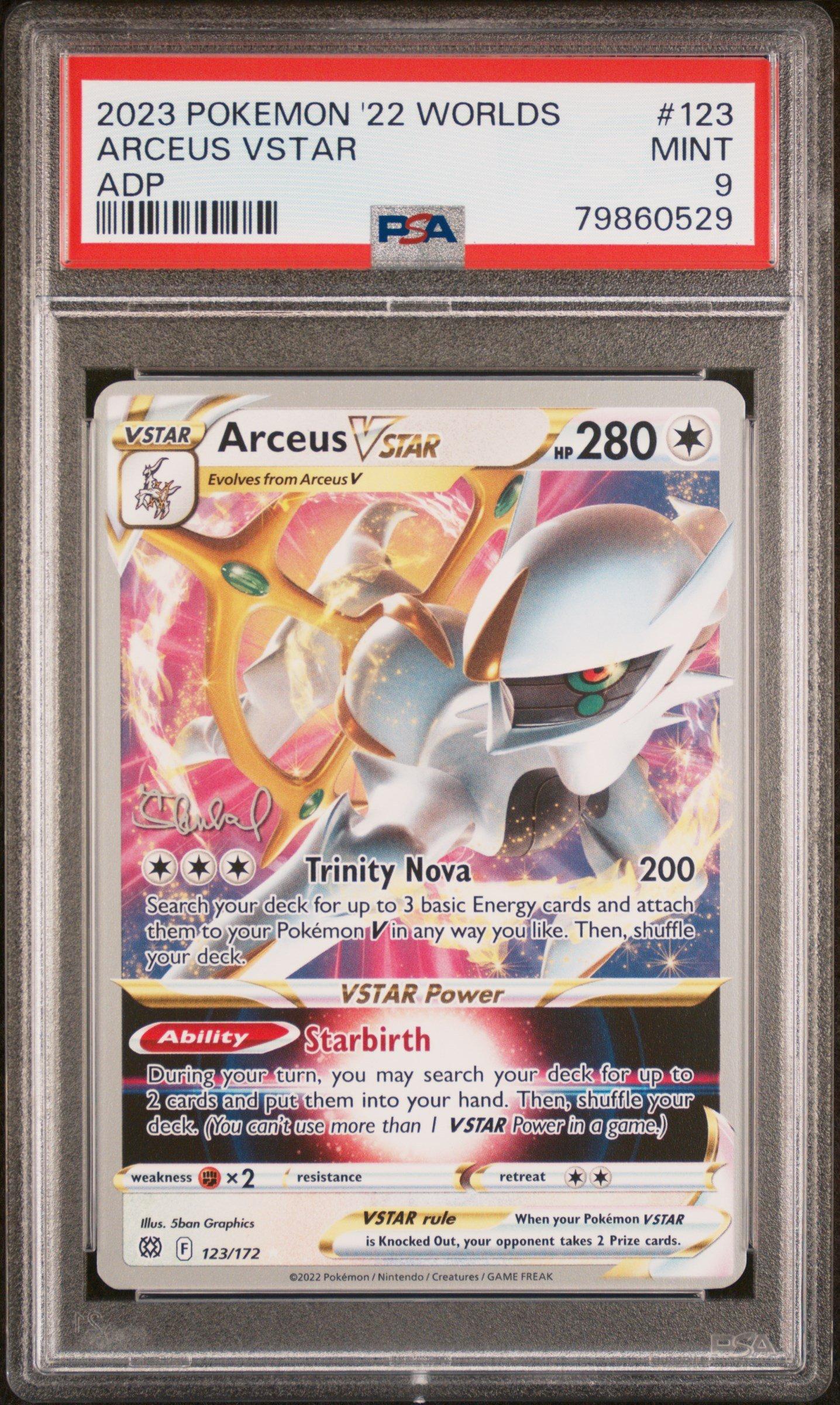 2023 Pokemon 2022 World Championships Deck: Adp 123 Arceus Vstar