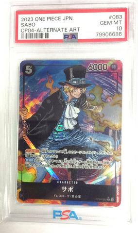 ワンピース カードゲーム 2023 ONE PIECE JPN SABO #083 PSA10 2023 One Piece Op04-kingdoms Of Intrigue 083 Sabo Manga