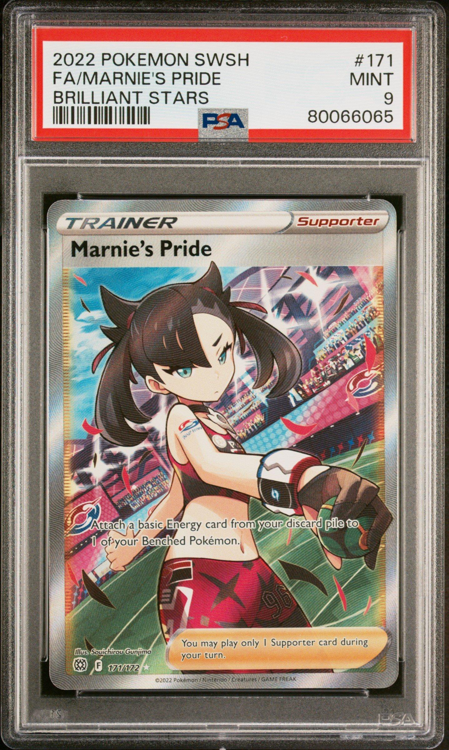 2022 Pokemon Sword & Shield Brilliant Stars 171 Full Art/marnie's