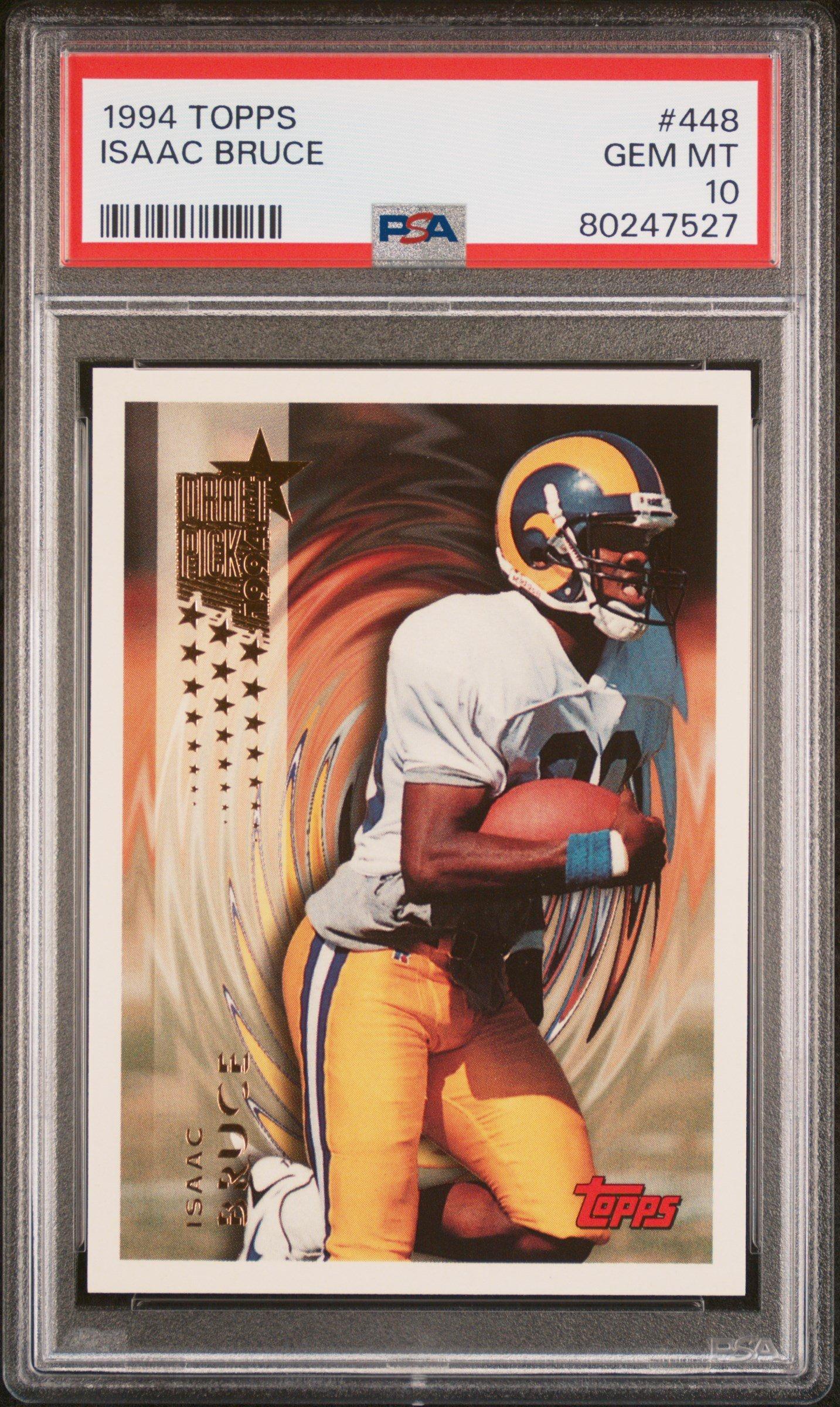 1994 Topps 448 Isaac Bruce PSA 10