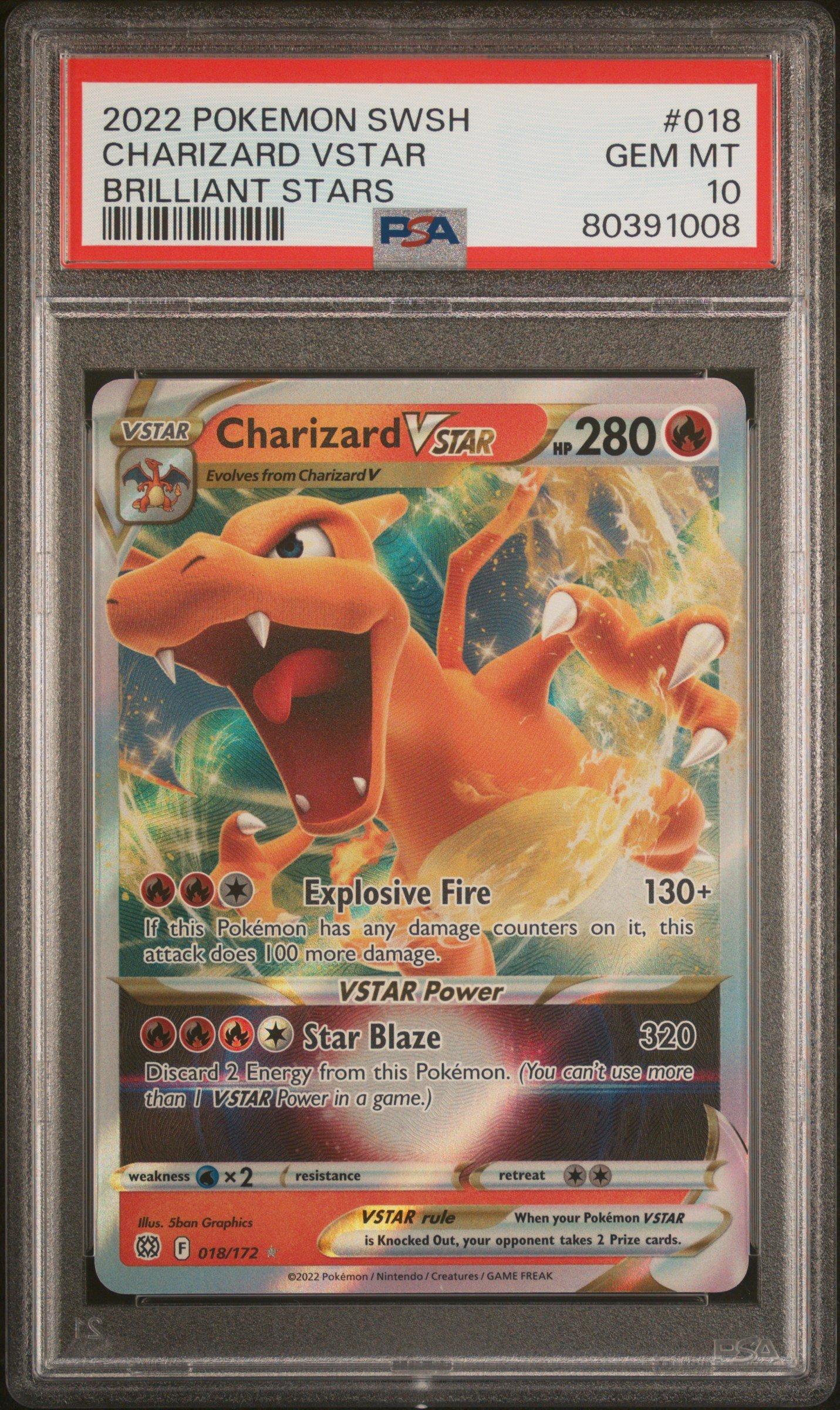 charizard pokemon card brilliant stars What Pokmon TCG: Cards Are Worth The Most Money the trusted official grading guarantees its condition 2022 Pokemon Sword & Shield