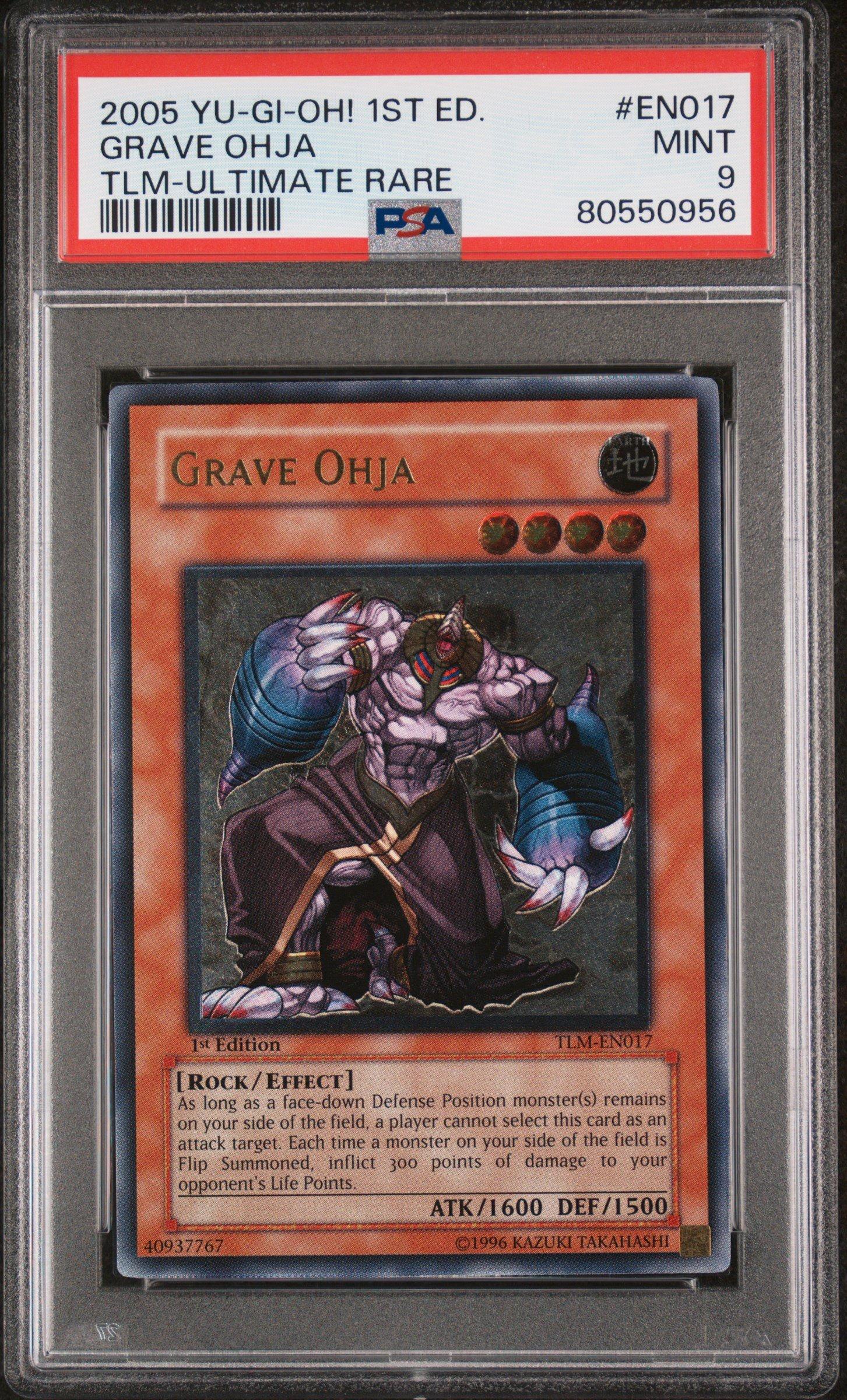 2005 Yu-gi-oh! Tlm-the Lost Millennium En017 Grave Ohja 1st Edition ...